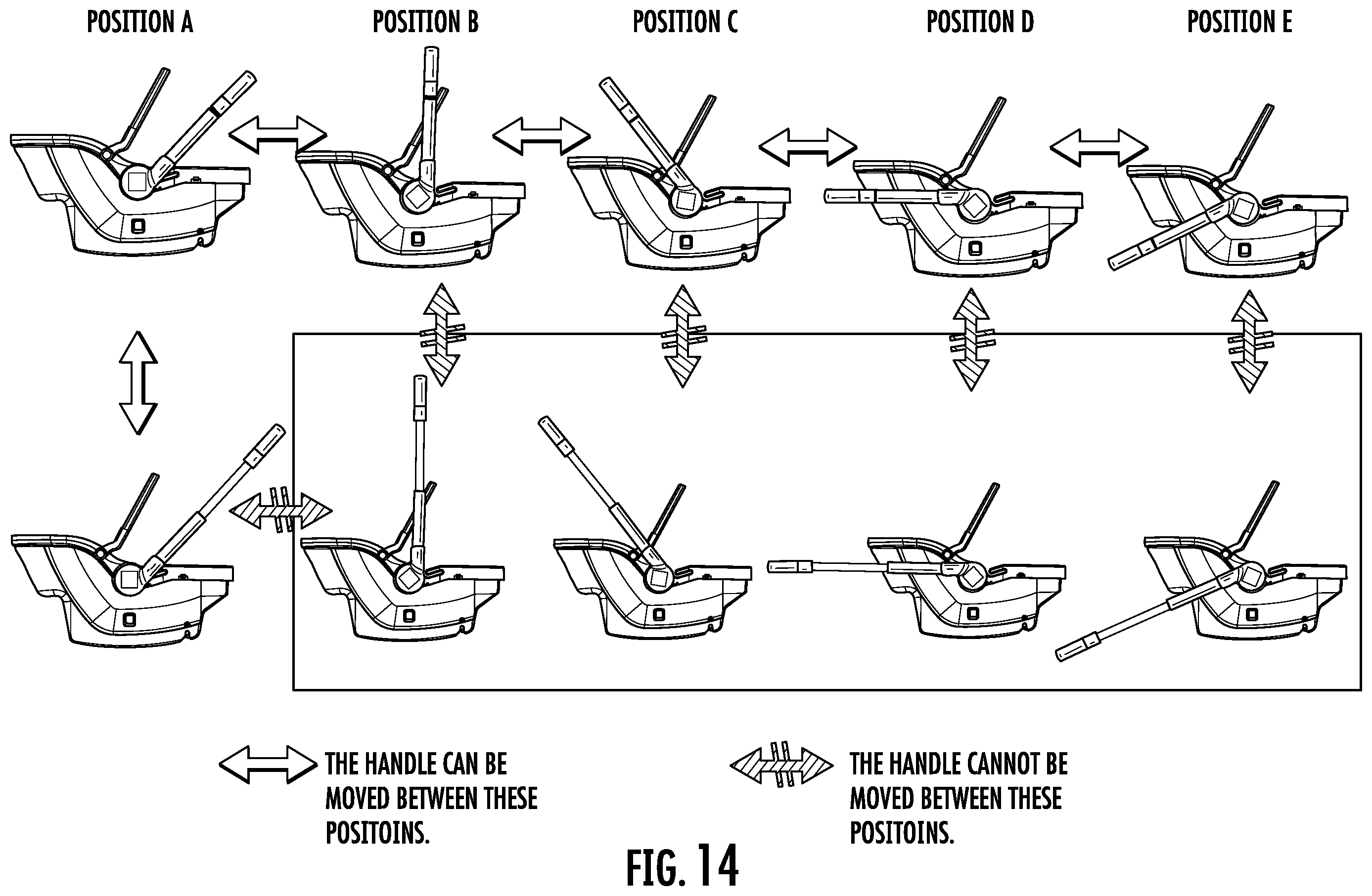 Patent US12612093 Figure 12 – Travel system having a child carrier and travel organizer that couples thereto