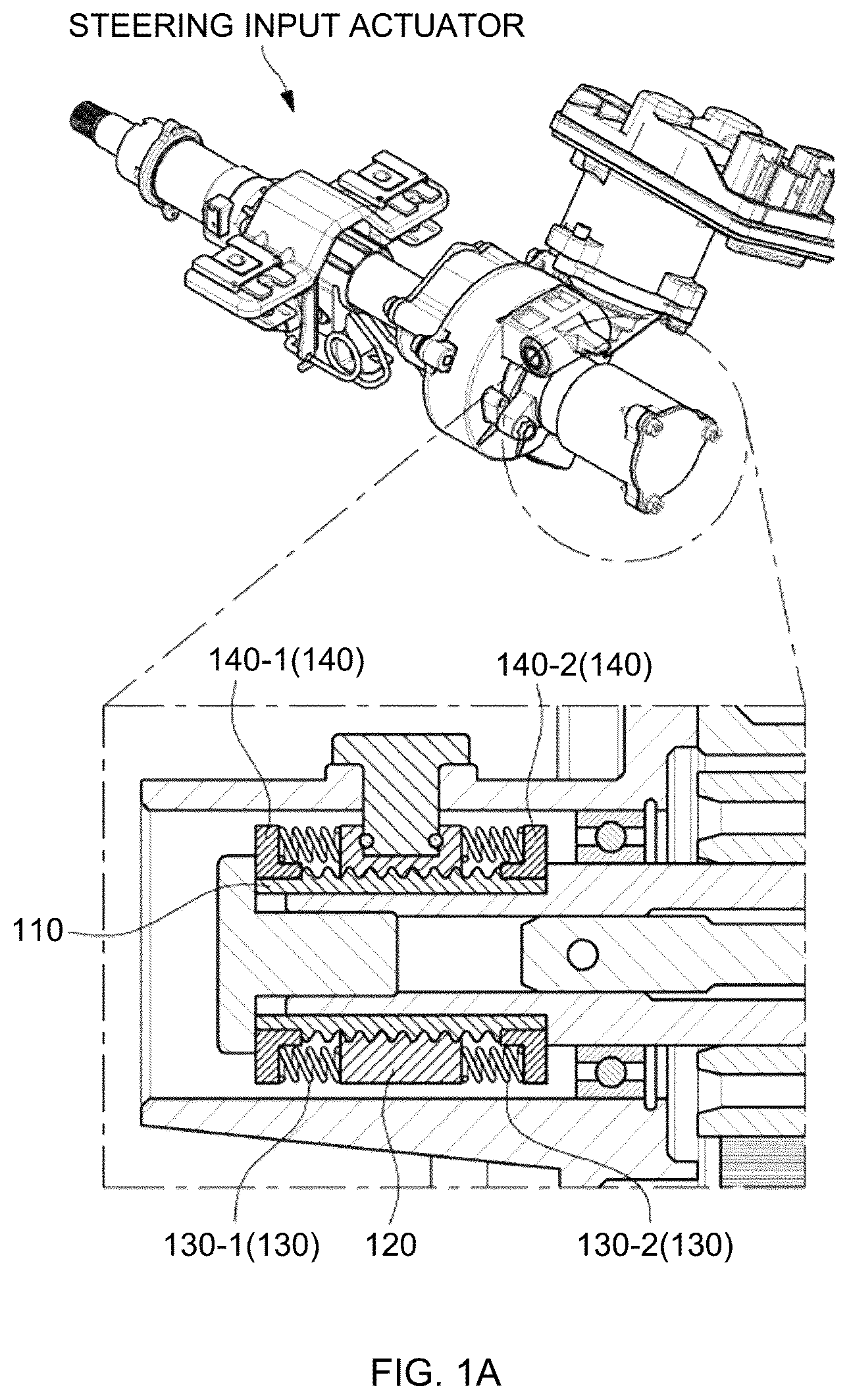 Patent US12612103 — Apparatus and method for controlling operation of reaction force motor — Figure 1