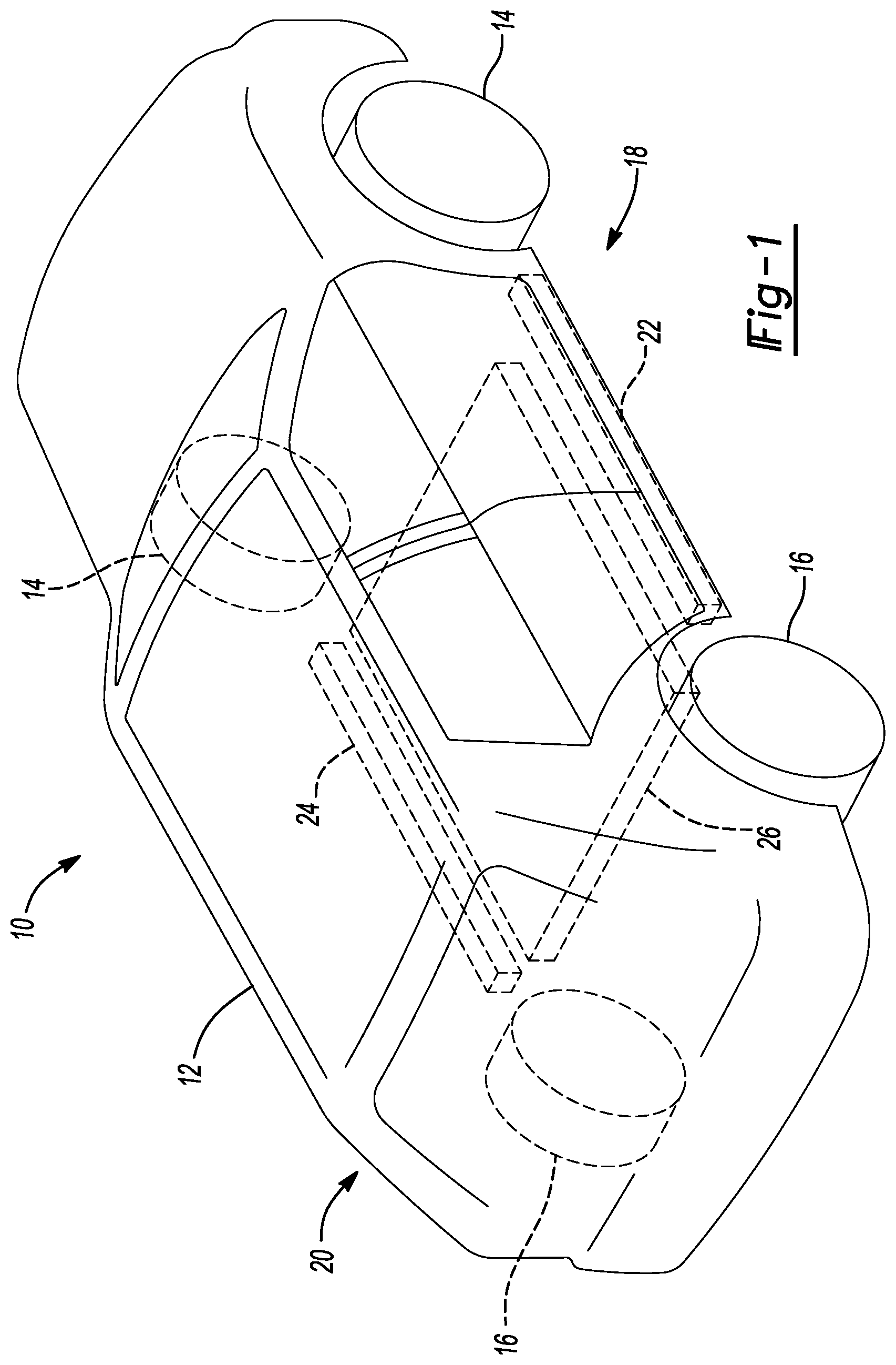 Patent US12612109 — Vehicle body side sill reinforcement panel — Figure 1