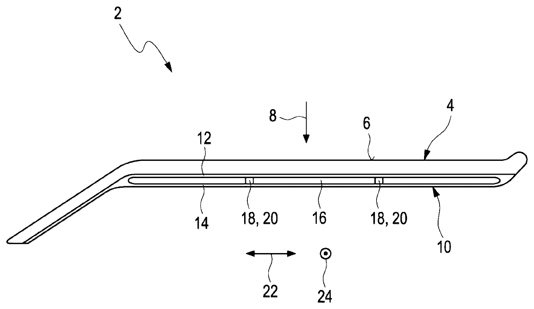 Patent US12612126 — Seat device for a tilting vehicle — Figure 1