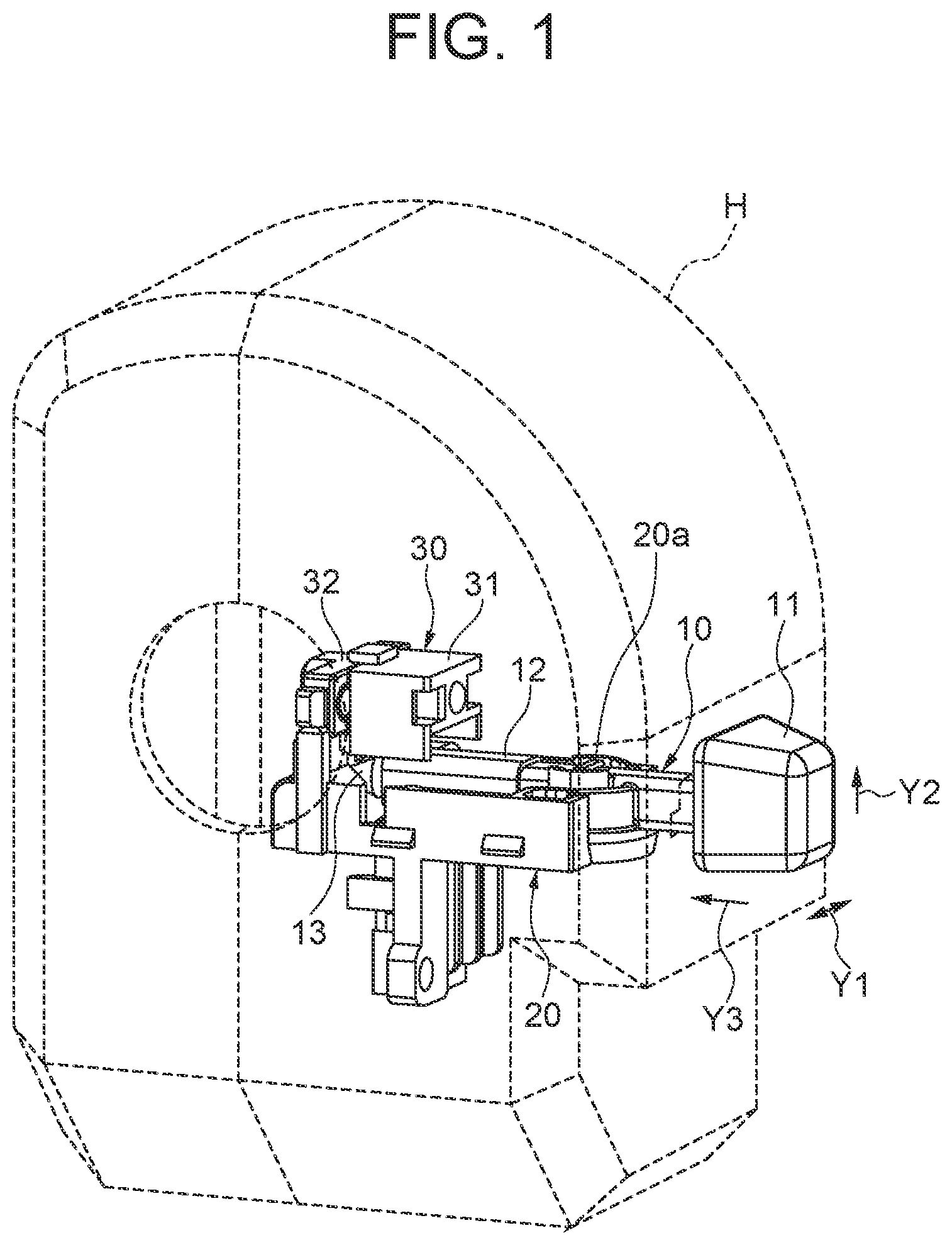 Patent US12612127 Figure 1 – Turn signal switch