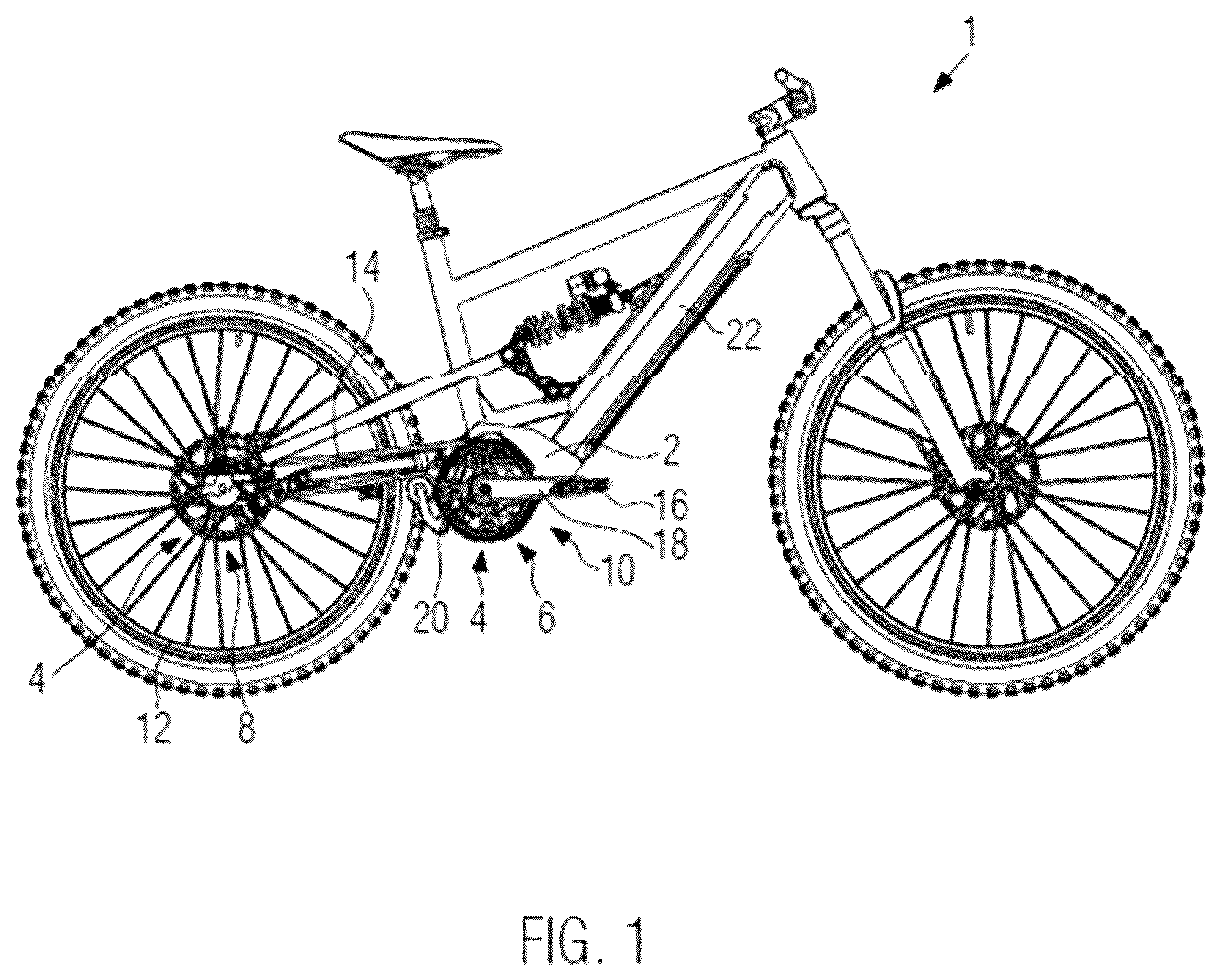 Patent US12612132 — Data processing device and computer-implemented method for synchronized shifting of bicycle gearboxes, bicycle gearbox and method of operating the same — Figure 1