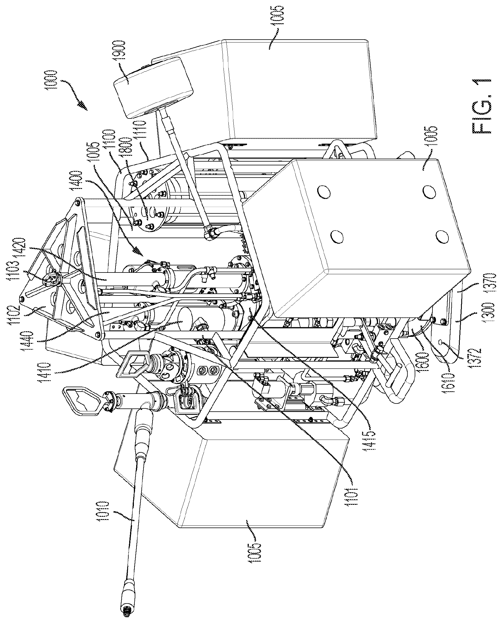 Patent US12612139 Figure 1 – Waste cartridge for an underwater drilling assembly