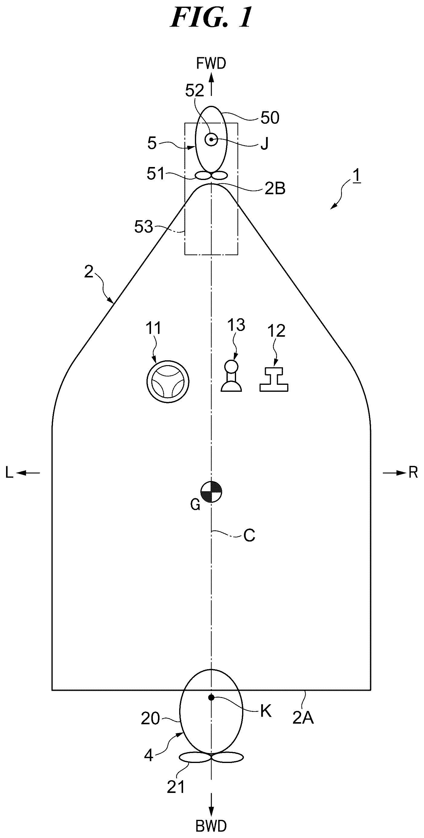 Patent US12612148 — Marine propulsion system, control method therefor, and marine vessel — Figure 1