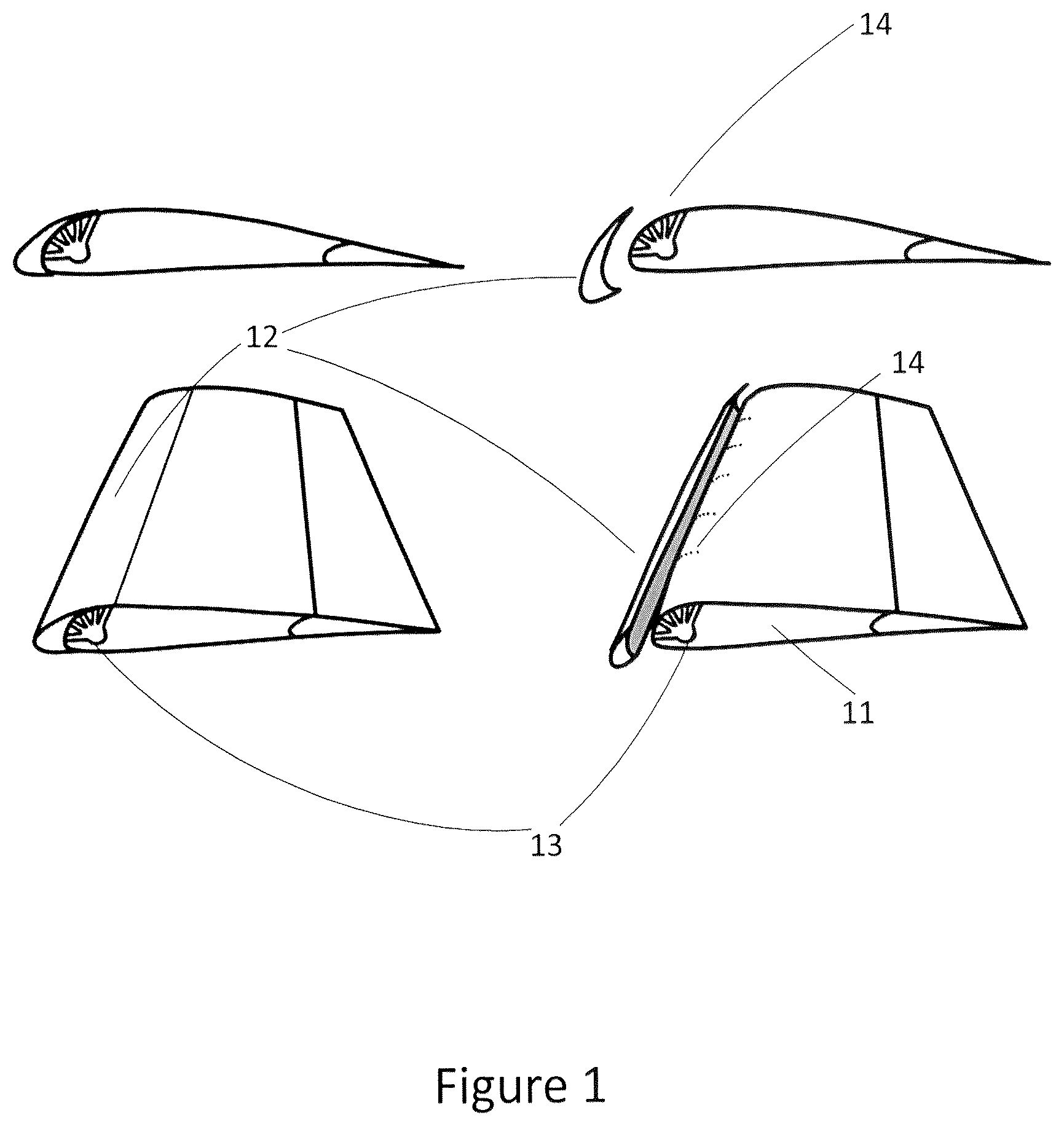 Patent US12612155 — Apparatus of vortex generator and spoiler — Figure 1