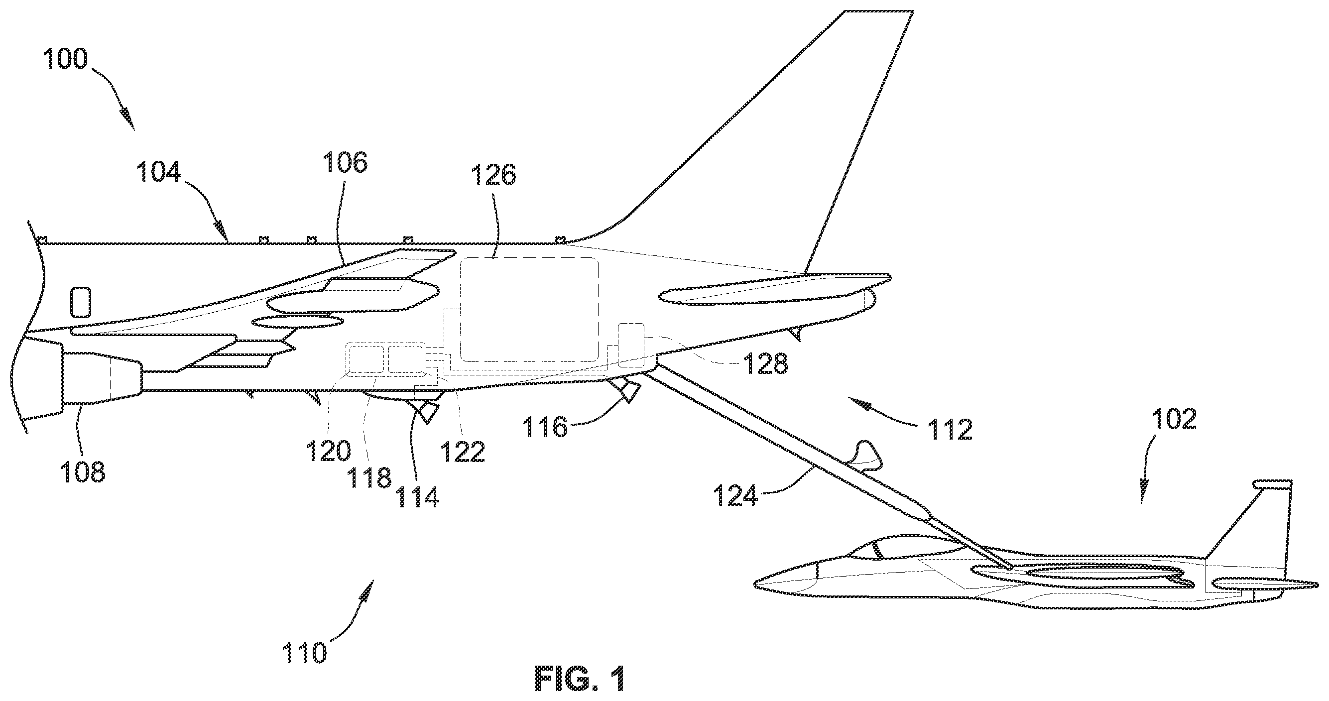 Patent US12612177 Figure 1 – Real-time error monitor of receiver aircraft based on machine learning keypoint solutions for automated aerial refueling