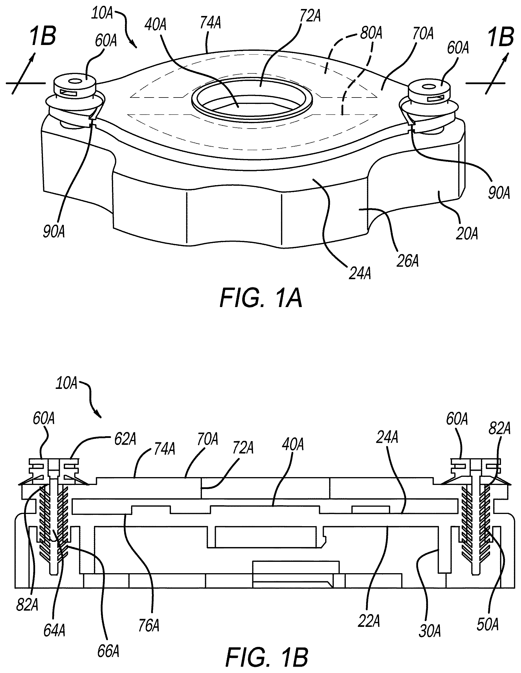 Patent US12612227 — Brake fluid reservoir cap — Figure 1