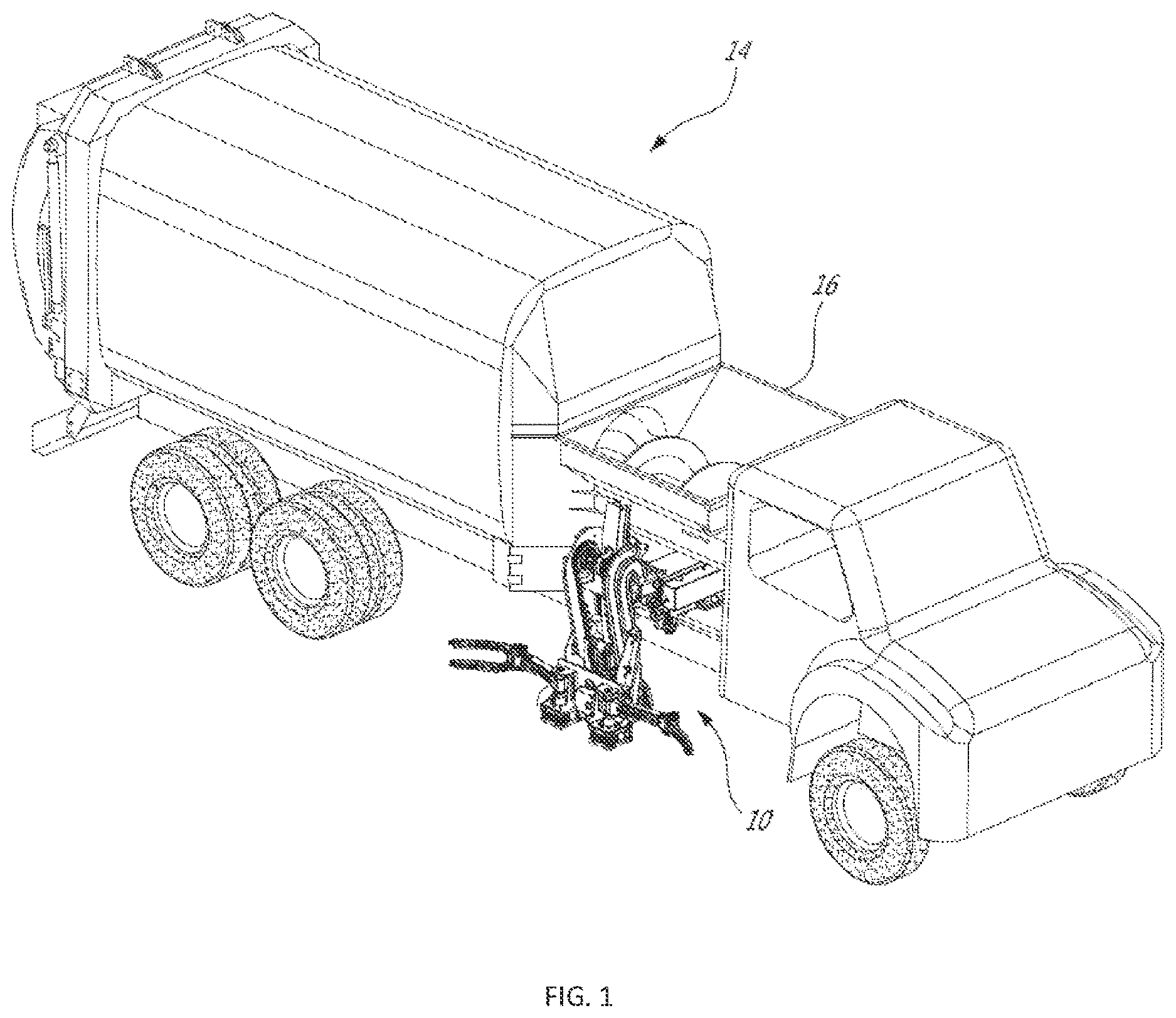 Patent US12612249 Figure 1 – Mechanical arm
