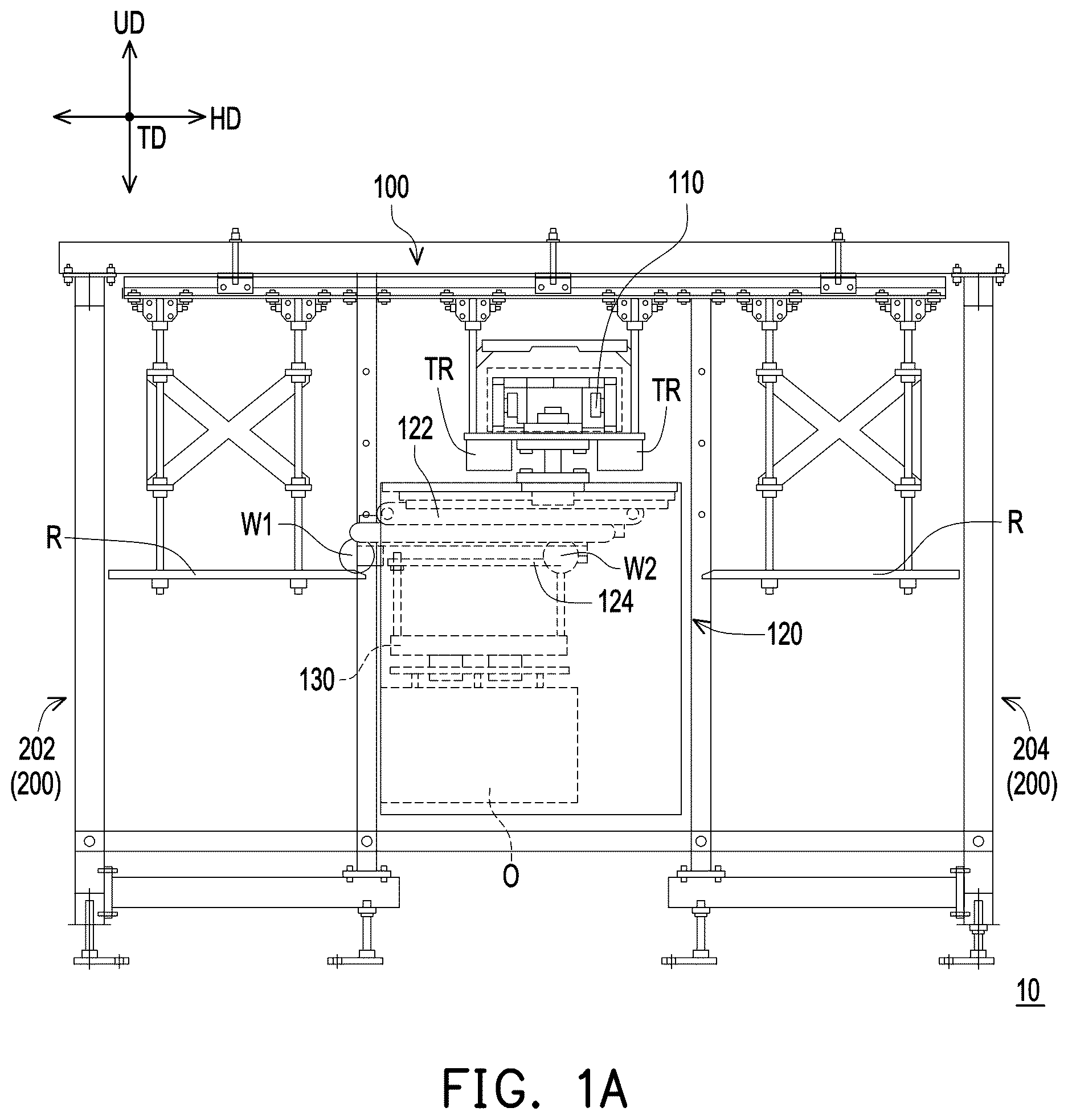 Patent US12612260 — Object conveying system — Figure 1