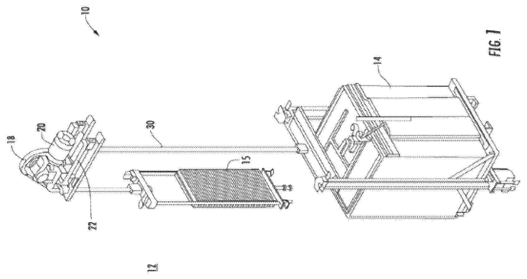 Patent US12612287 Figure 1 – High strength cord with improved detectability