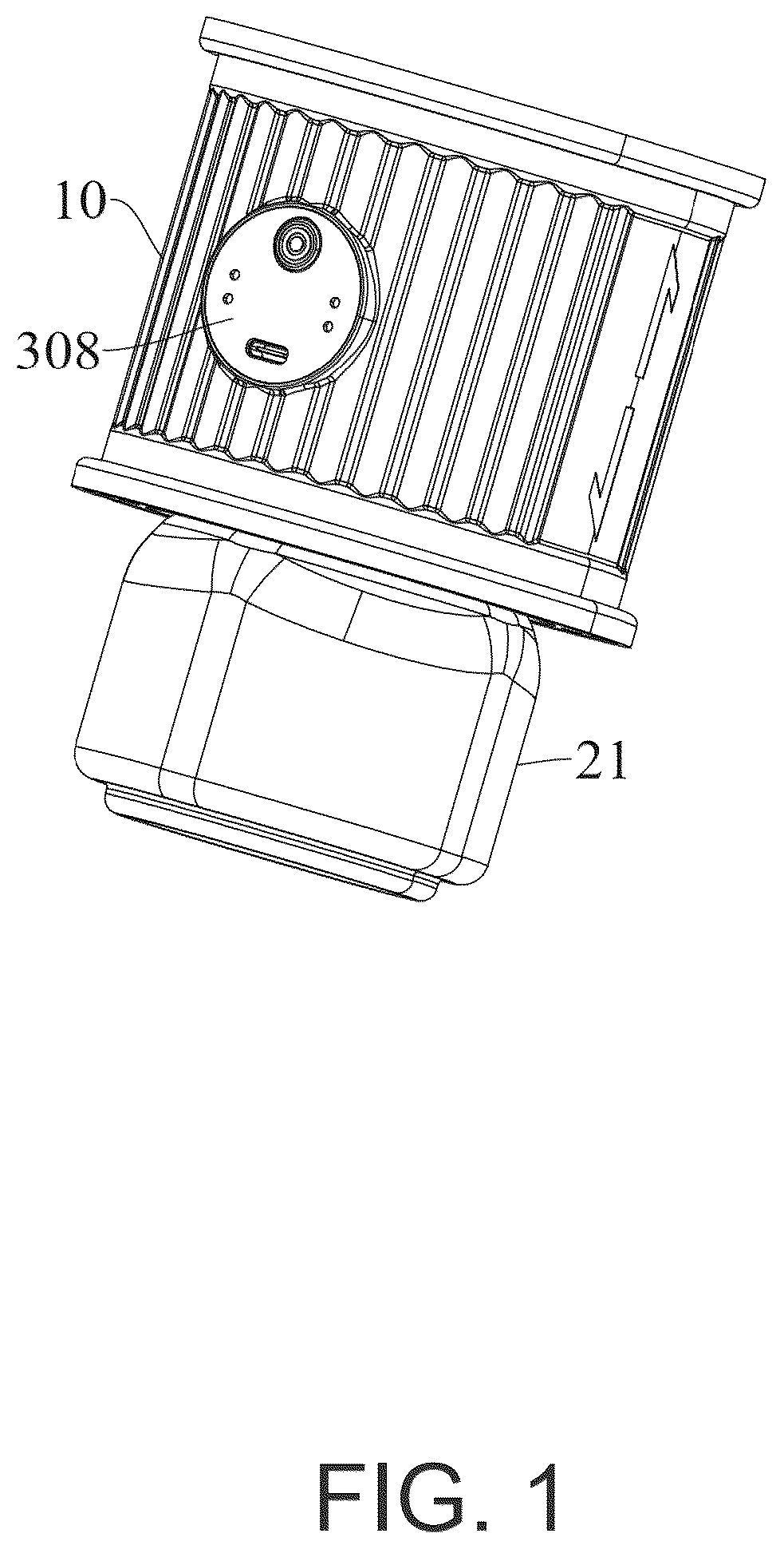 Patent US12612295 Figure 1 – Multi-purpose vacuum machine