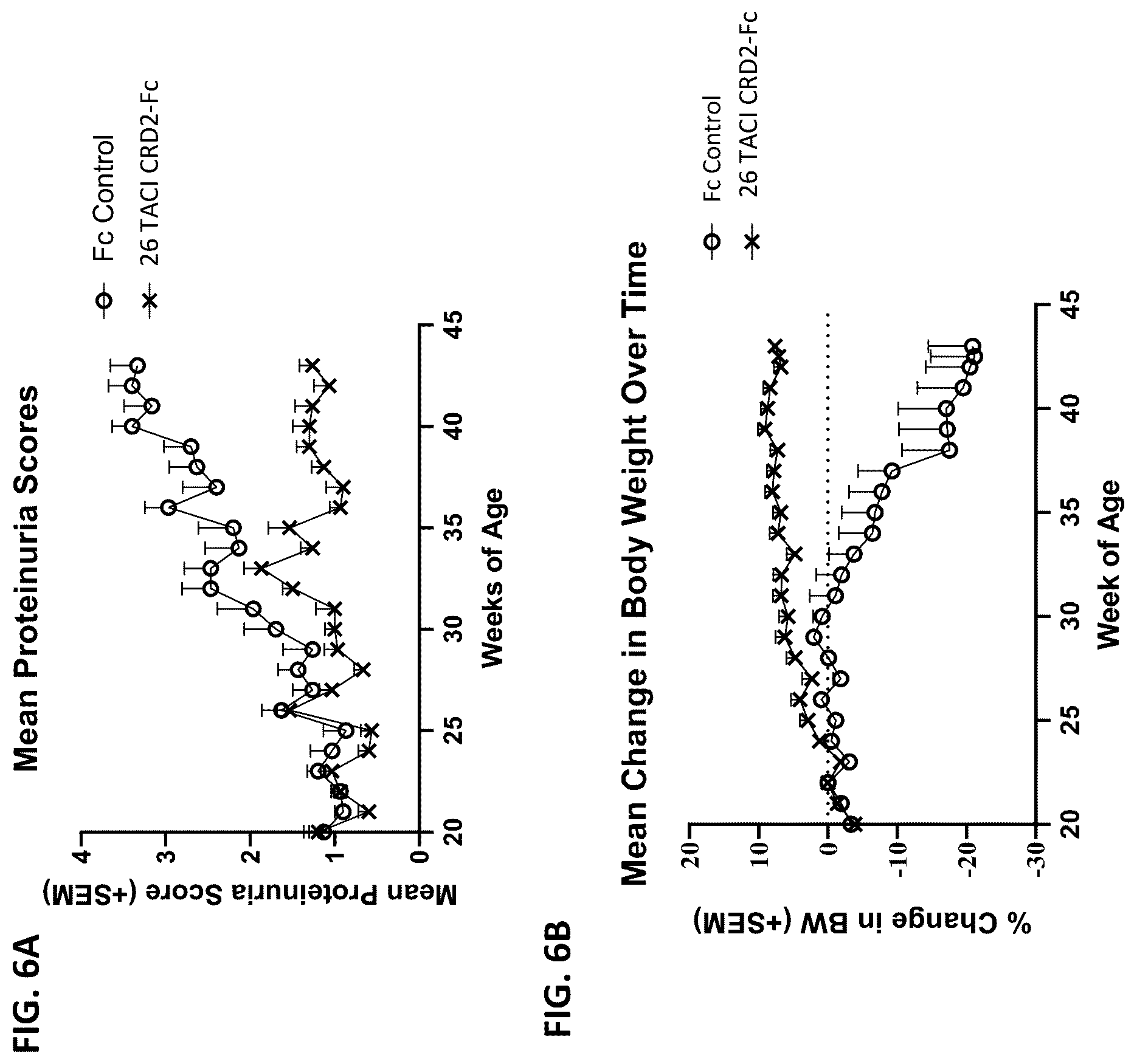 Patent US12612447 Figure 6 – April and BAFF inhibitory immunomodulatory proteins and methods of use thereof