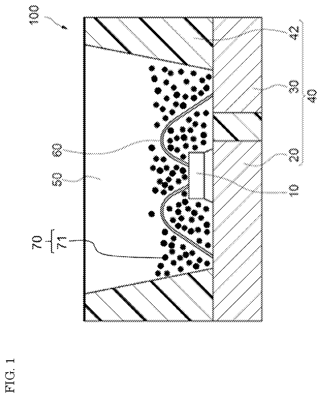 Patent US12612549 — Oxide fluorescent material, light emitting device, and method for producing oxide fluorescent material — Figure 1