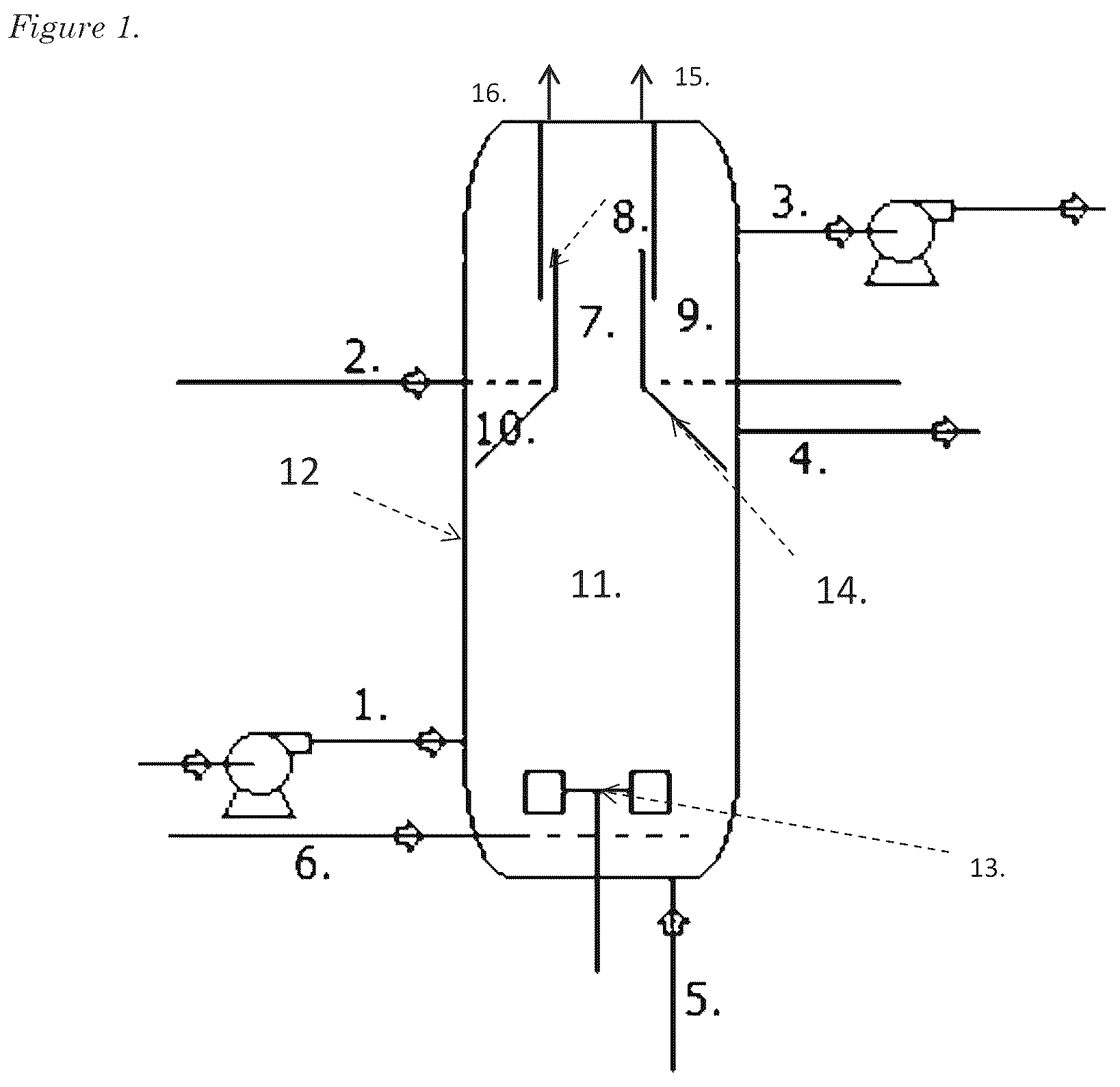 Patent US12612591 — Integrated system for biocatalytically producing and recovering an organic substance — Figure 1