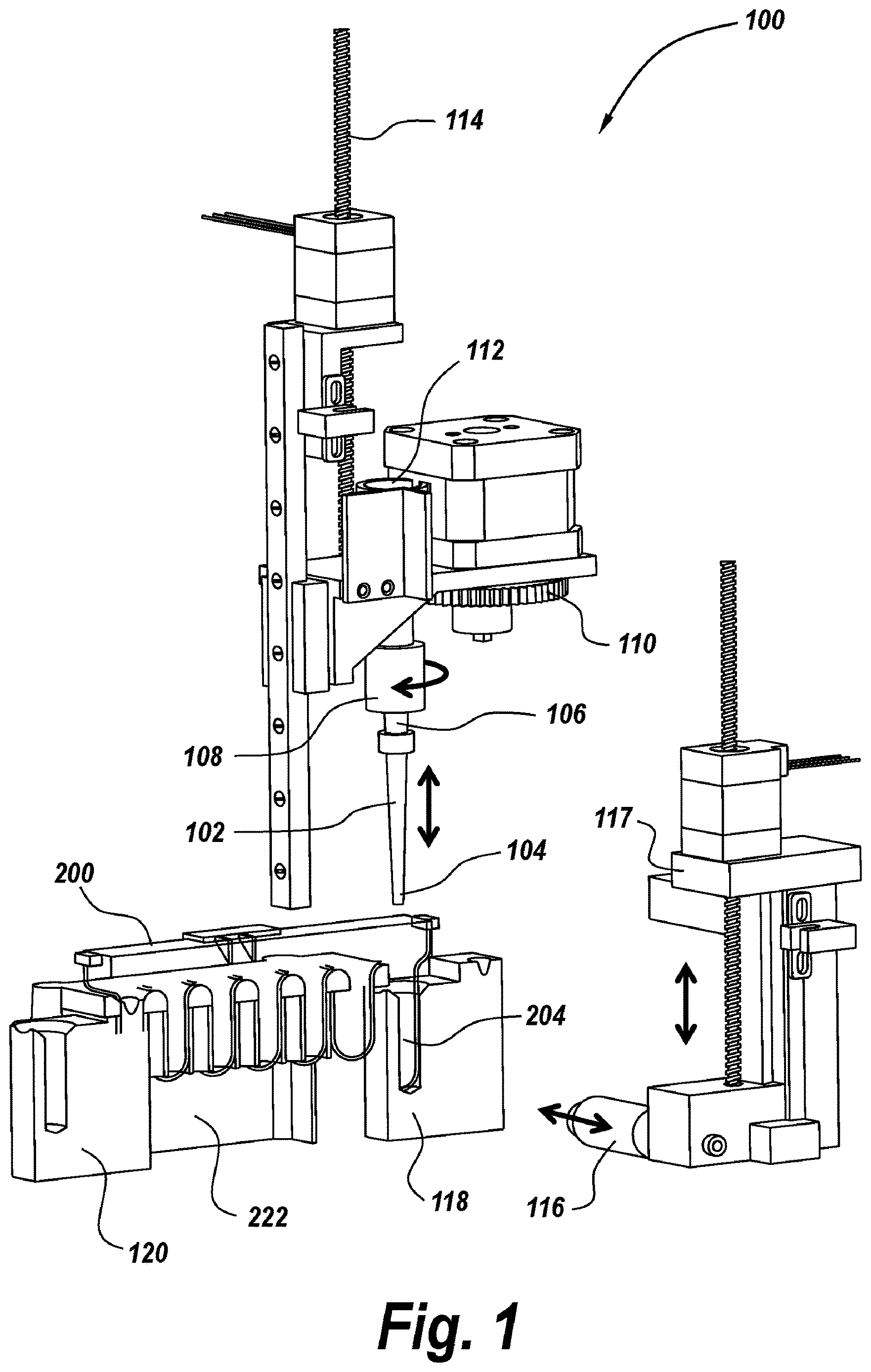 Patent US12612616 — Sample preparation apparatus and multi-well plate with PCR chip — Figure 1