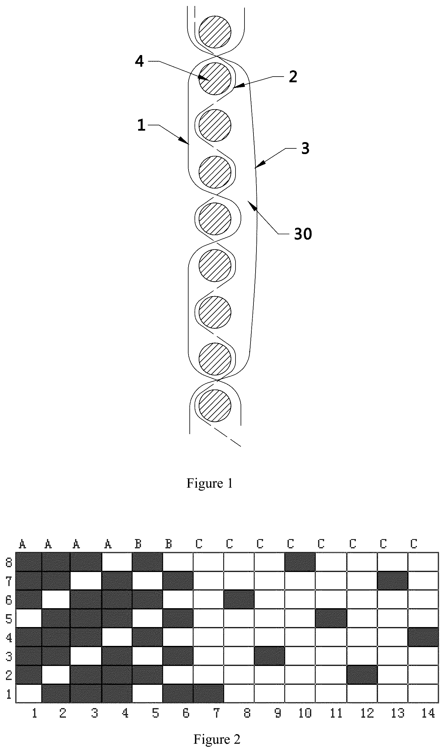 Patent US12612718 — Woven warp-knit-like fabric — Figure 1
