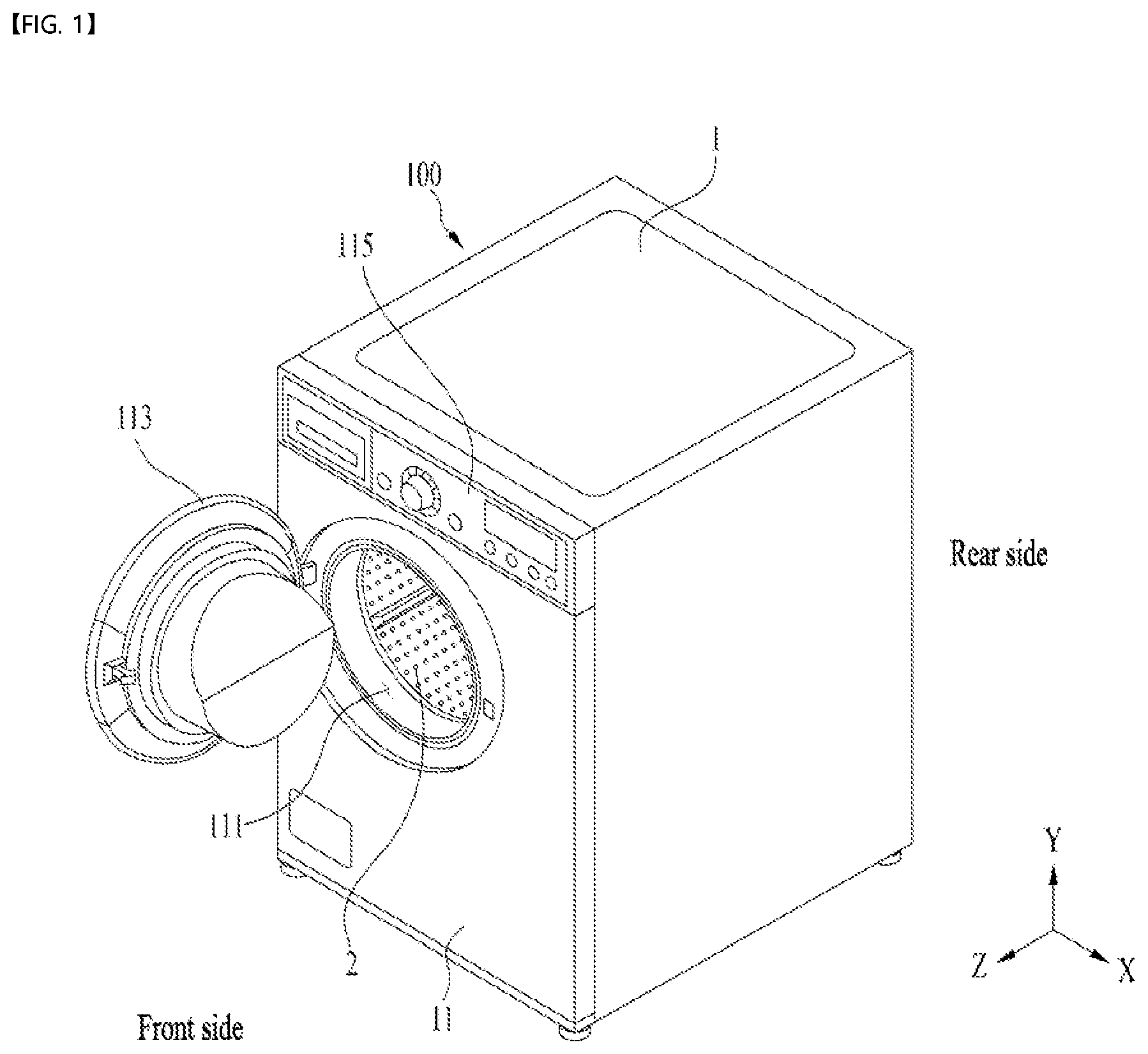 Patent US12612725 — Laundry treatment apparatus — Figure 1
