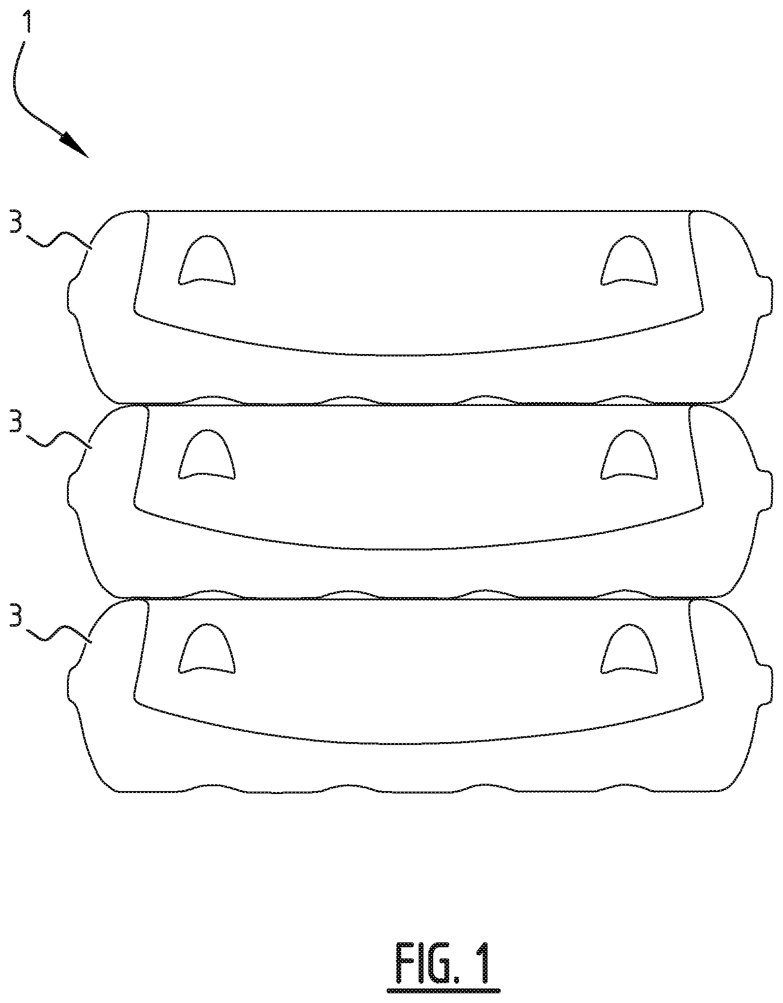 Patent US12612739 — Method for producing a moulded pulp material for packaging unit and such packaging unit — Figure 1
