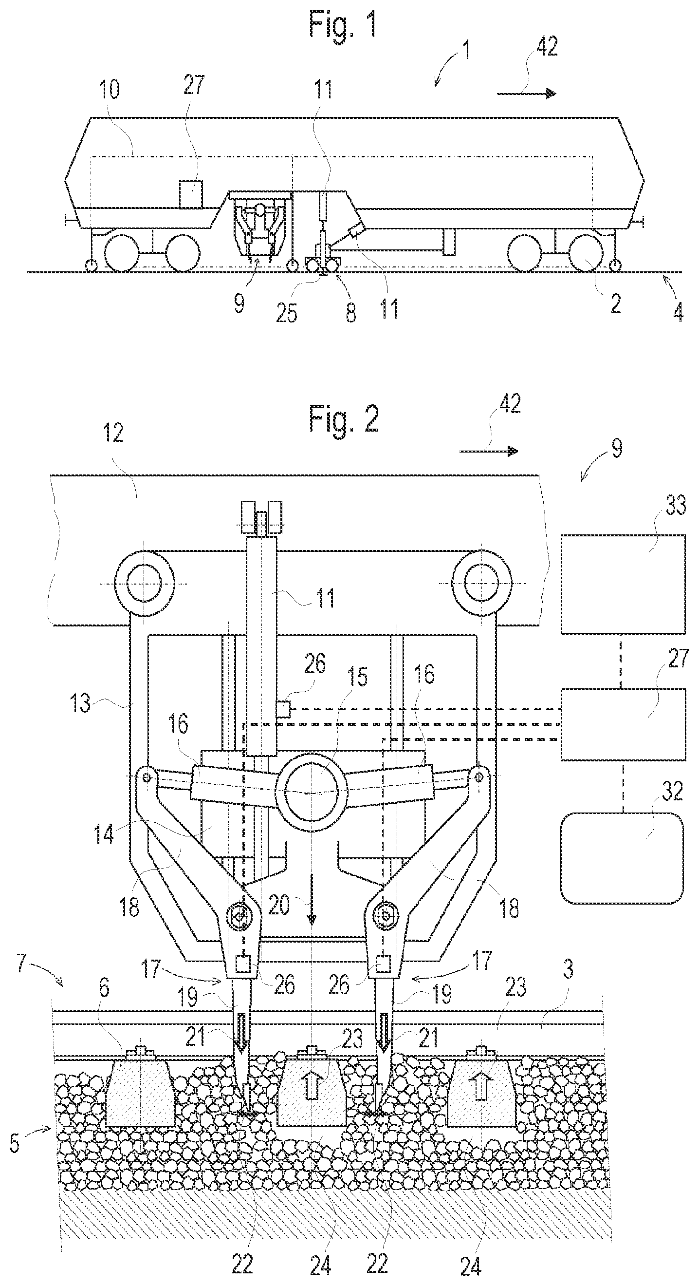 Patent US12612740 — Method and machine for tamping a track — Figure 1