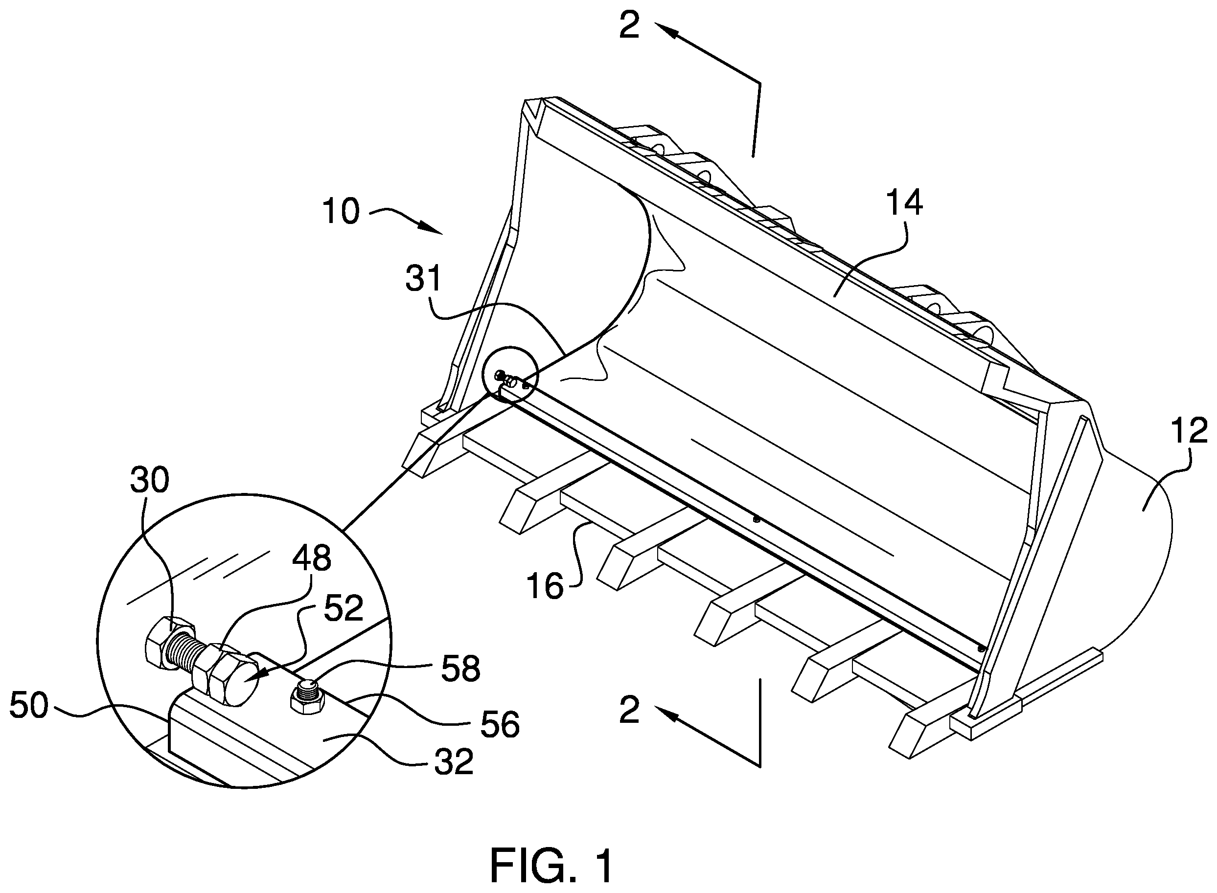 Patent US12612759 — Dump liner device — Figure 1