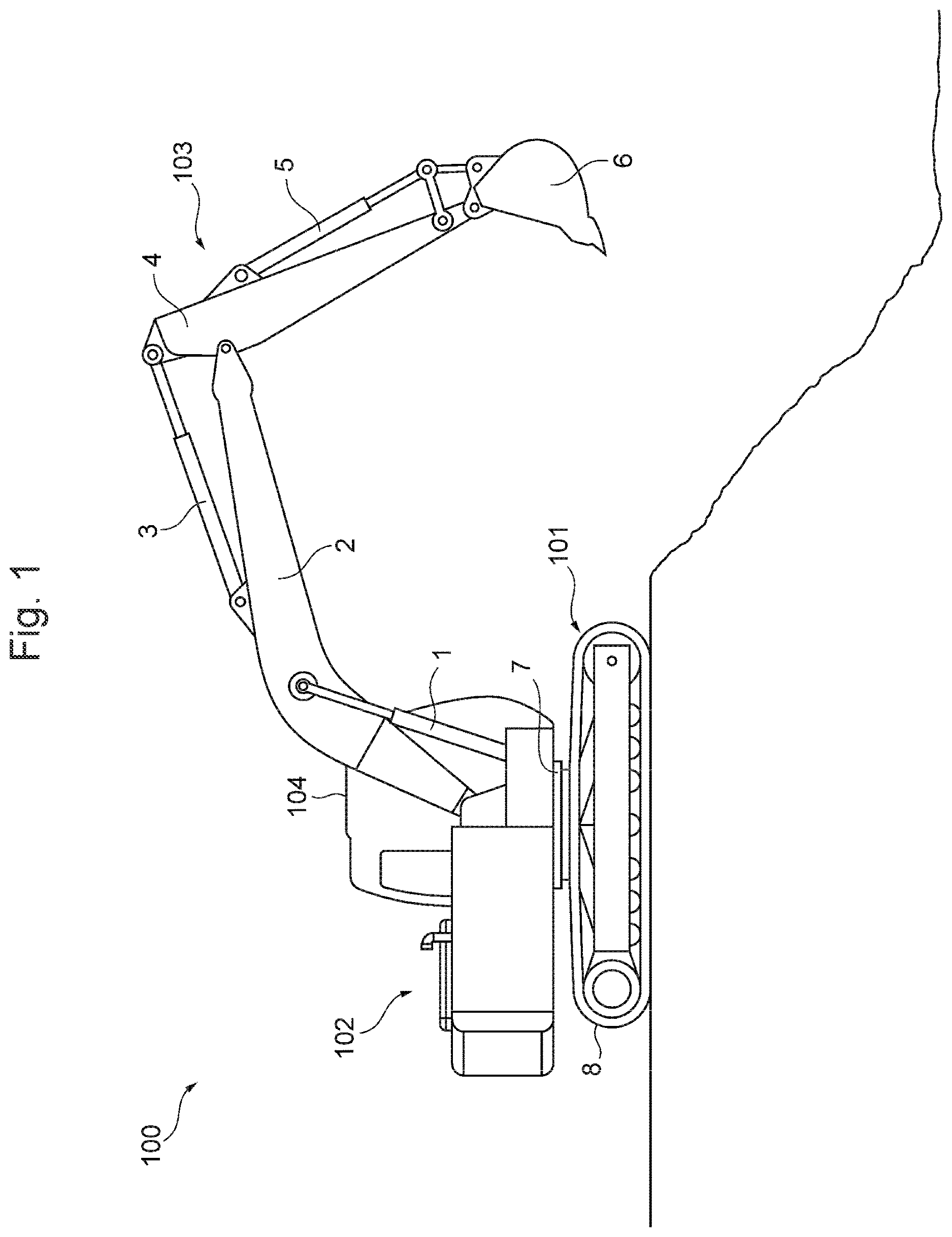 Patent US12612764 — Unmanned work machine — Figure 1