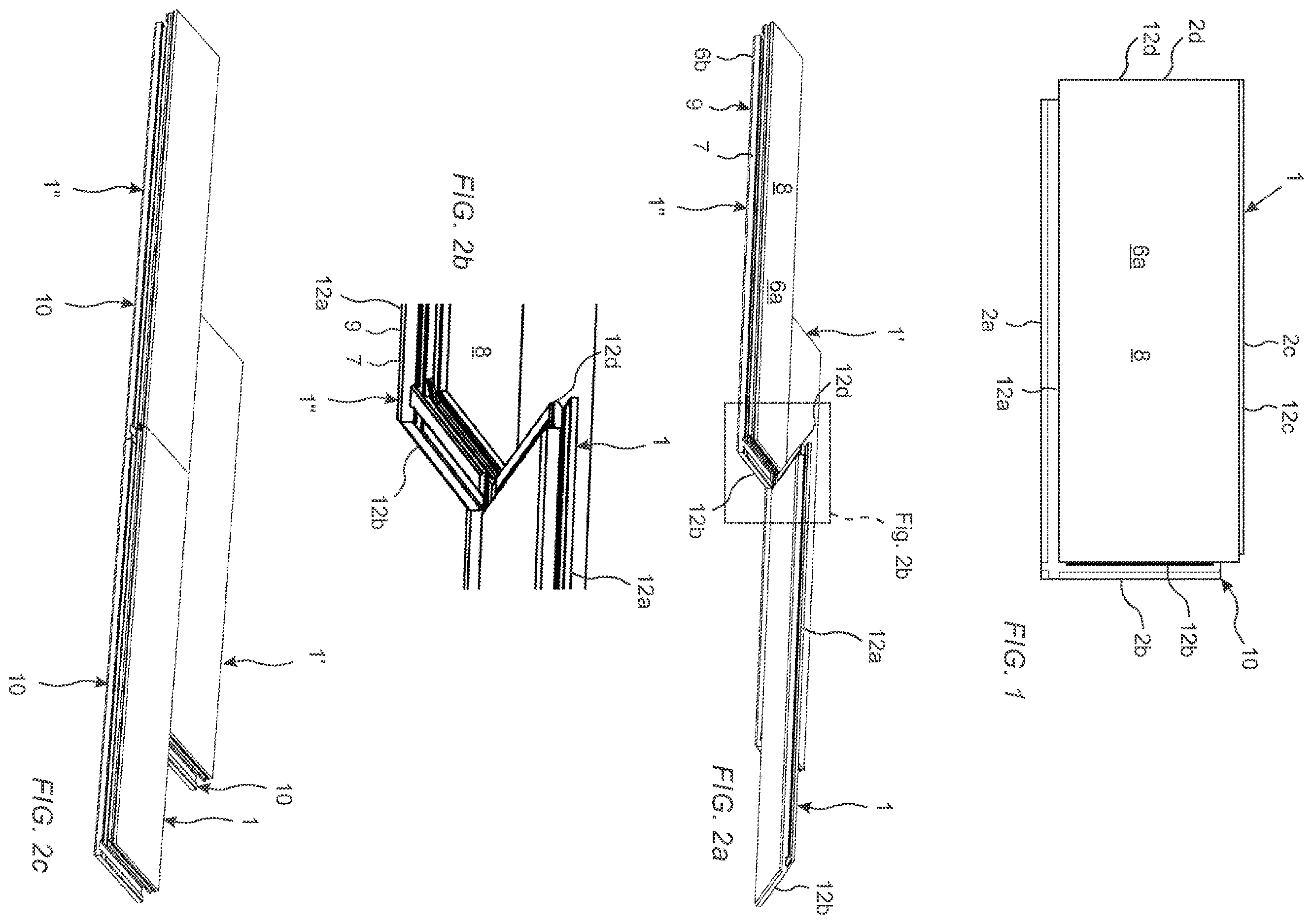 Patent US12612784 — Pretensioned mechanical locking device for building panels — Figure 1