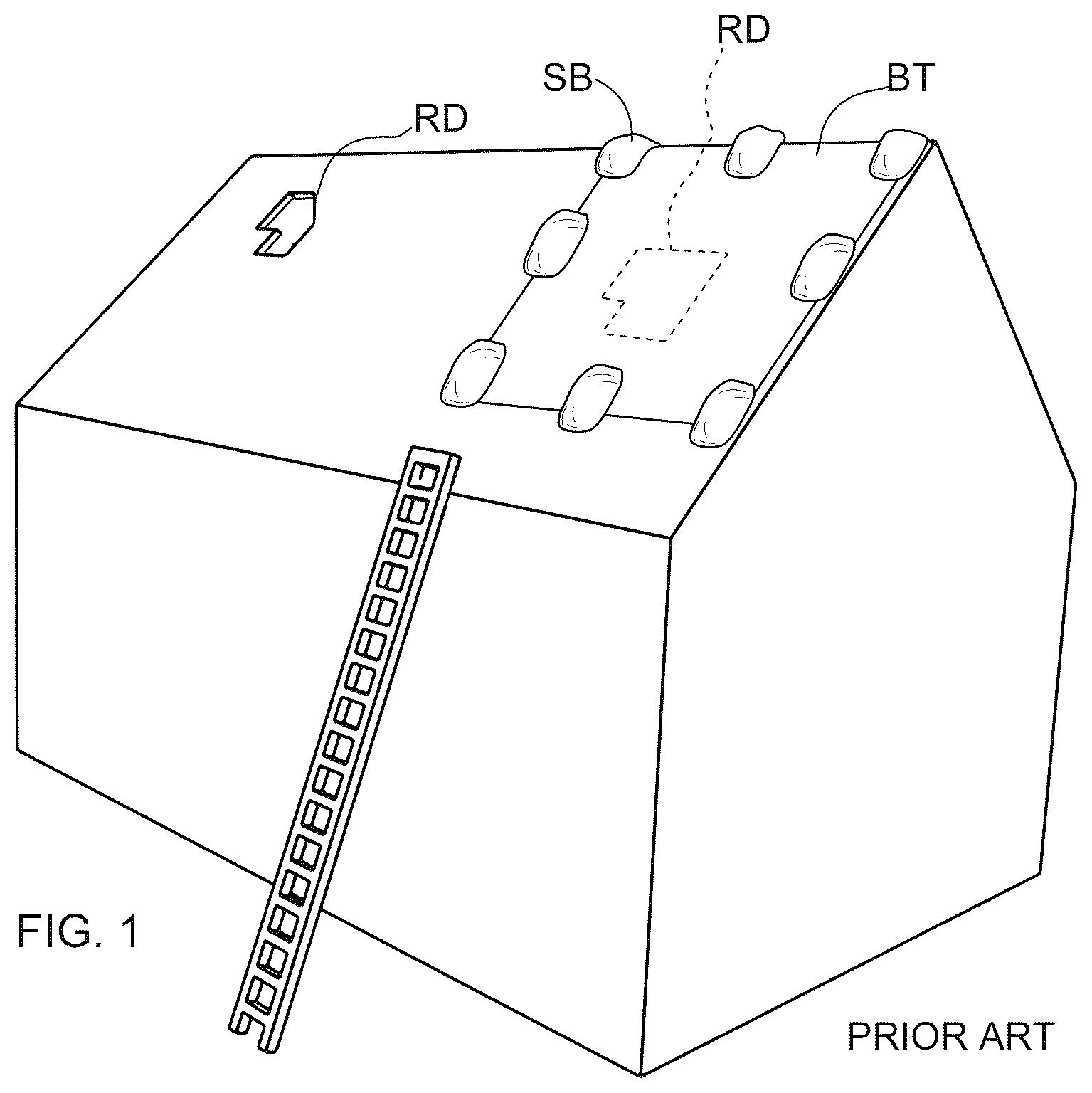 Patent US12612793 Figure 1 – Protective tarp construction