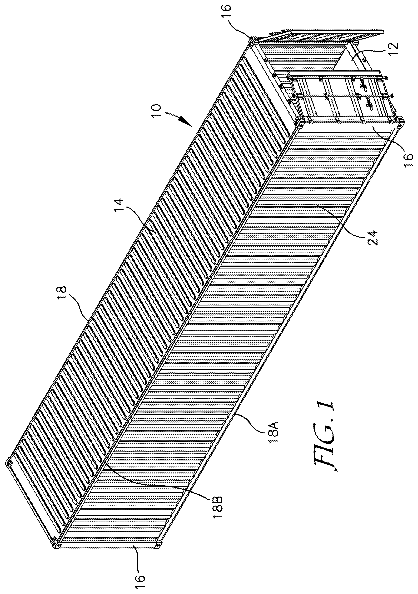 Patent US12612795 — Method for fabrication of modular buildings — Figure 1