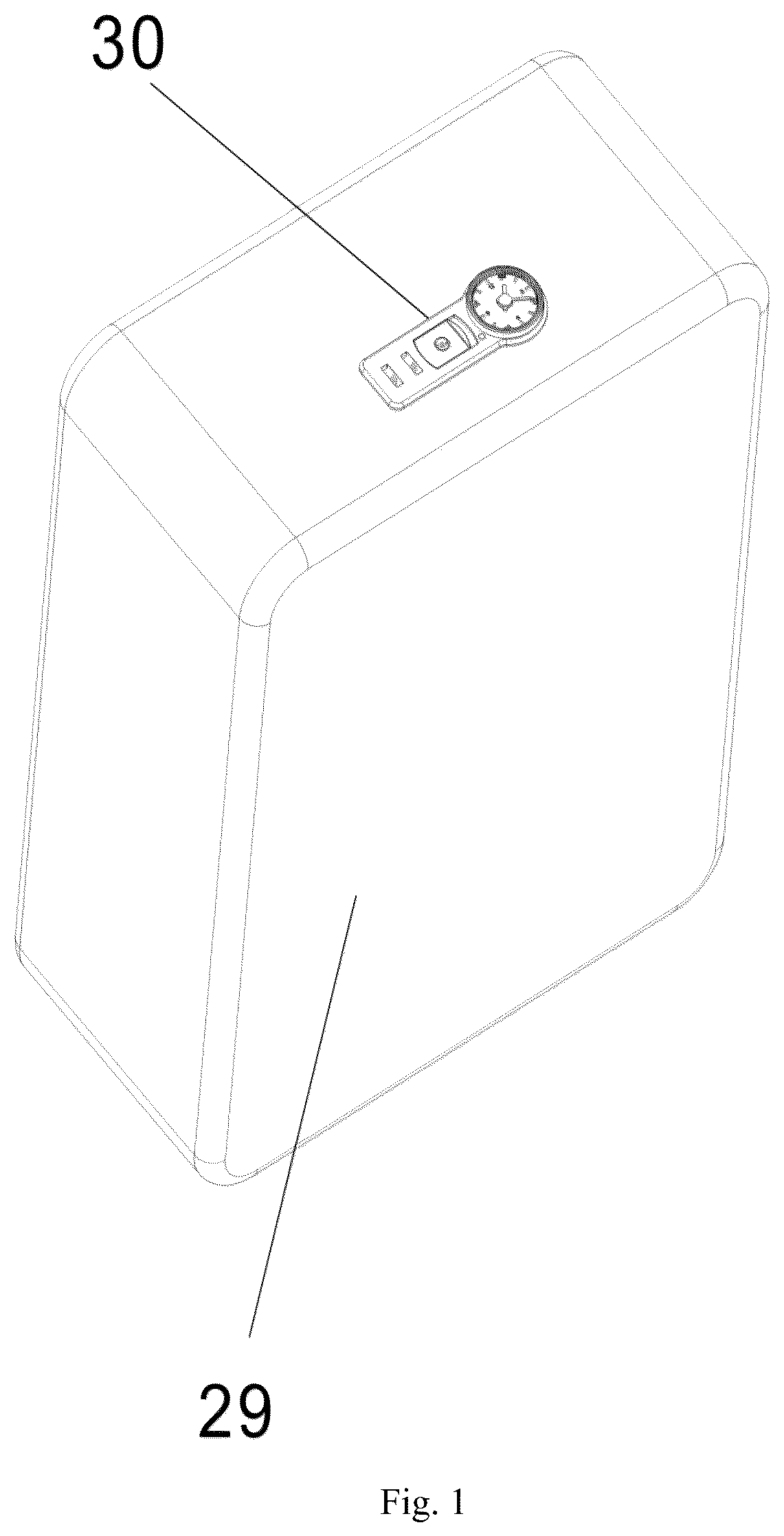 Patent US12612802 — Pointer type combination lock box and pointer type combination lock — Figure 1