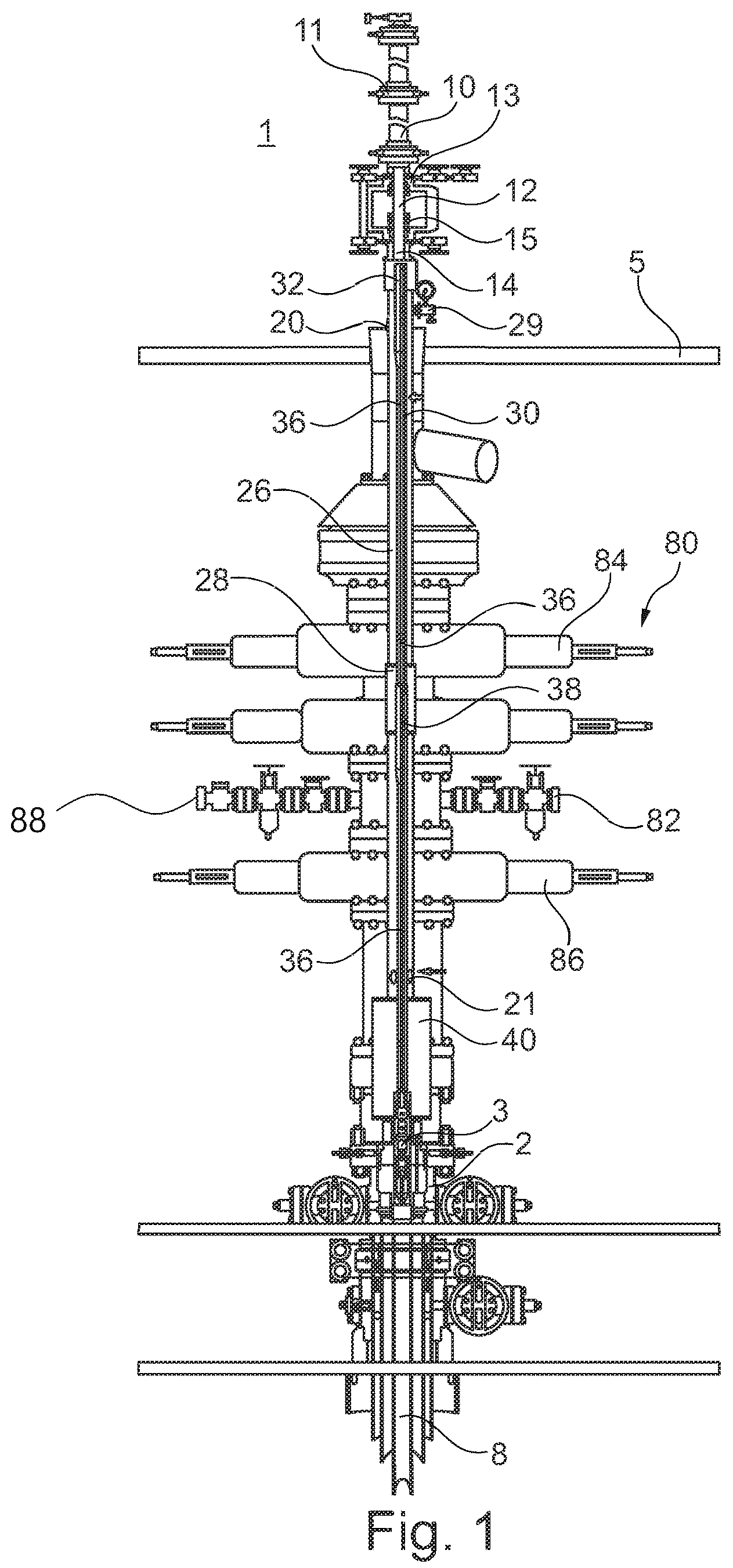 Patent US12612836 — Through BOP lubrication system — Figure 1