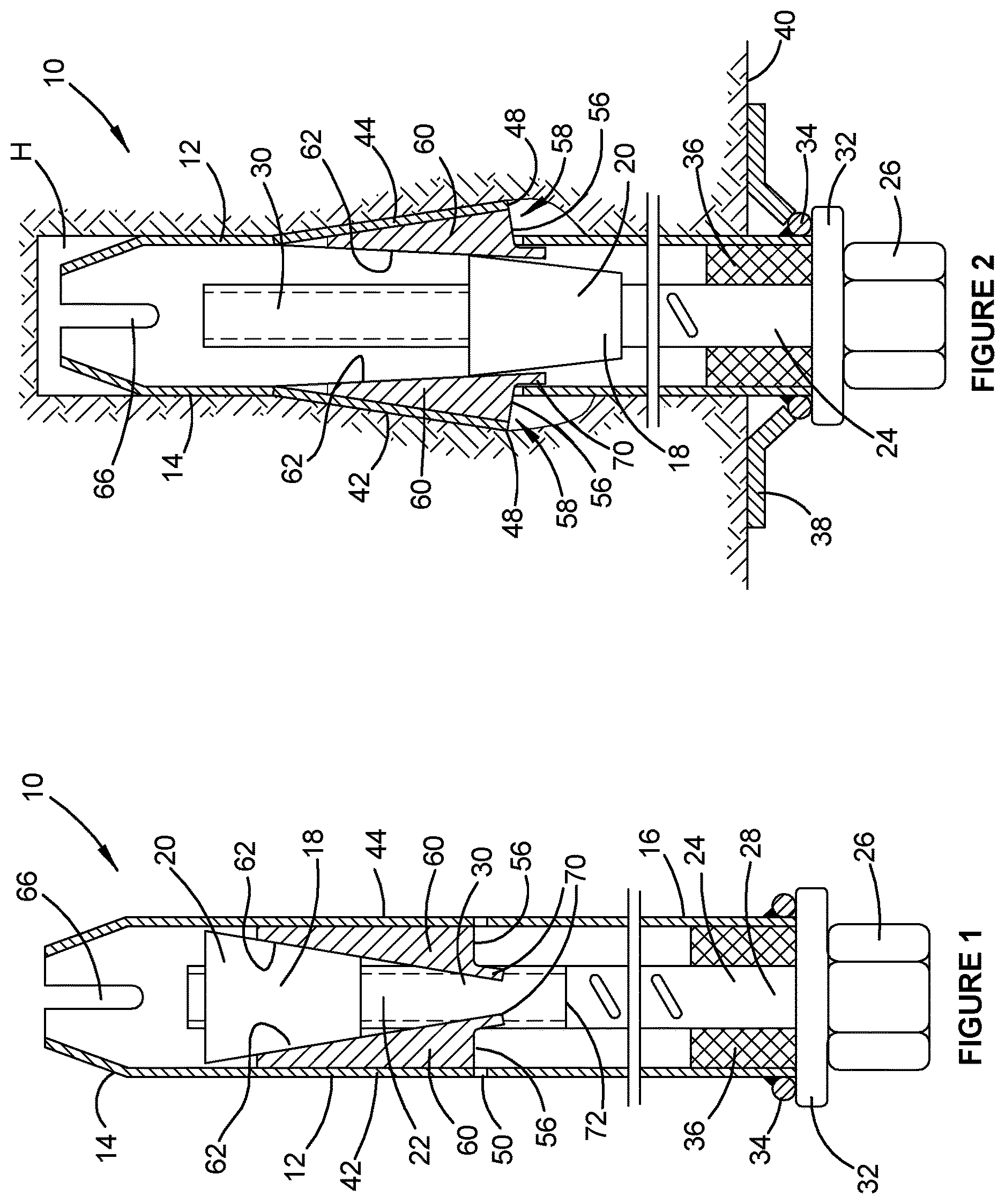 Patent US12612861 Figure 1 – Rock bolt