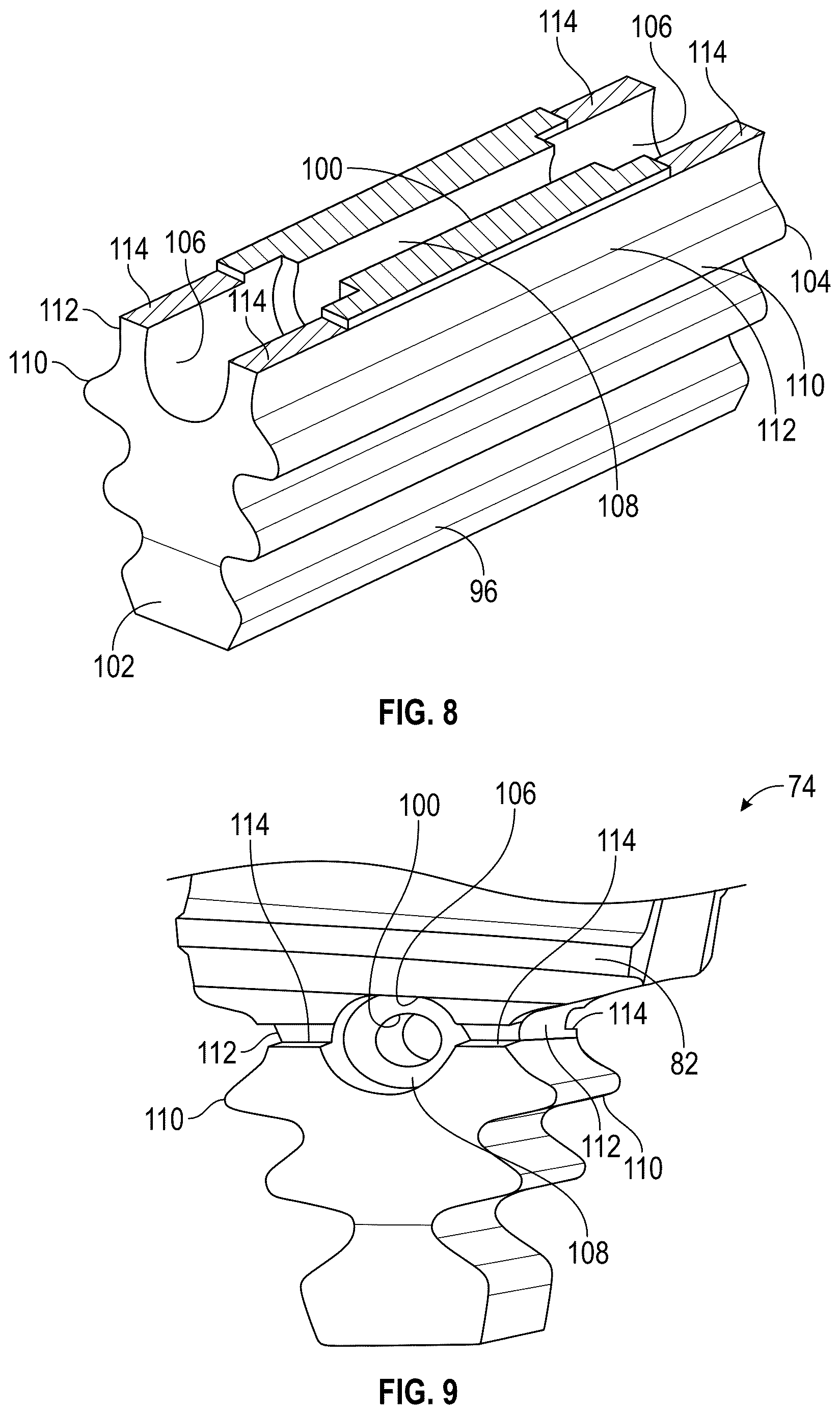 Patent US12612863 Figure 6 – Test blade for gas turbine engine and method of making
