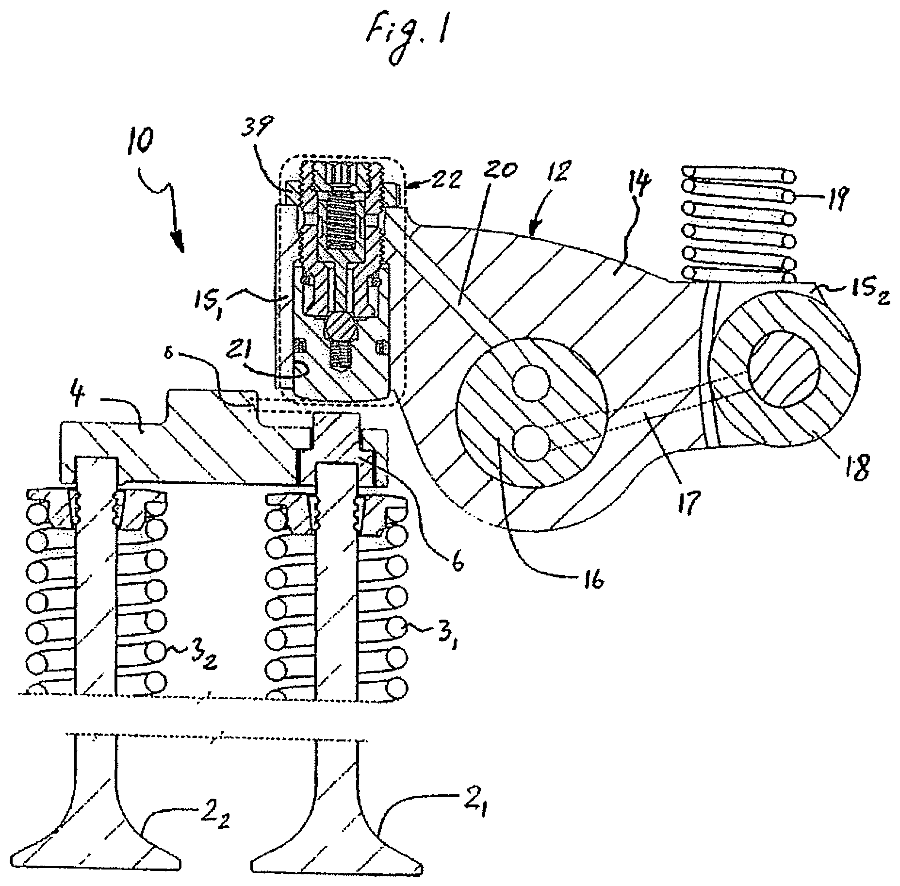 Patent US12612869 — Self-contained compression brake control module for integrated rocker arm engine braking and methods — Figure 1