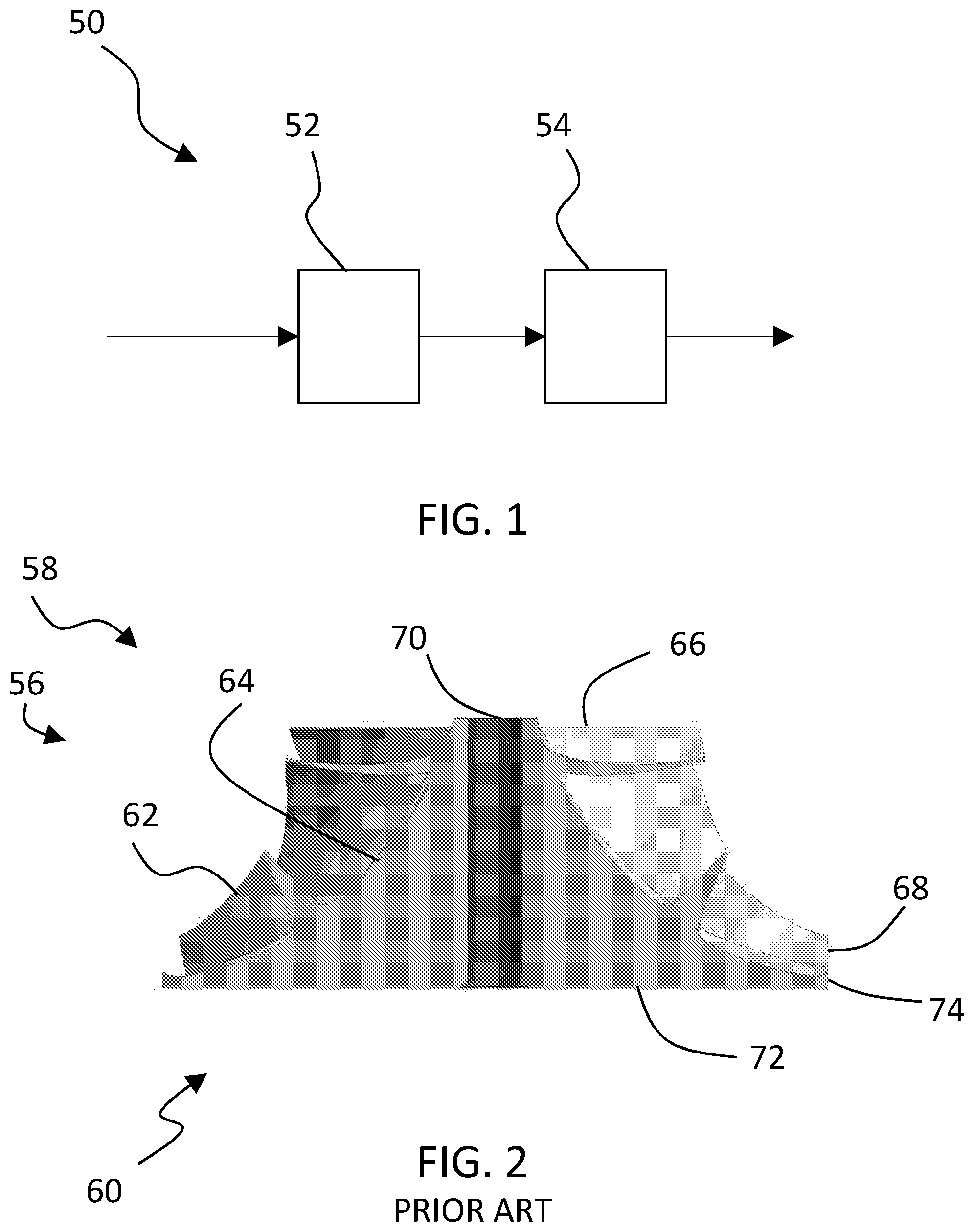 Patent US12612923 Figure 1 – Centrifugal compressor impeller with nonlinear backwall