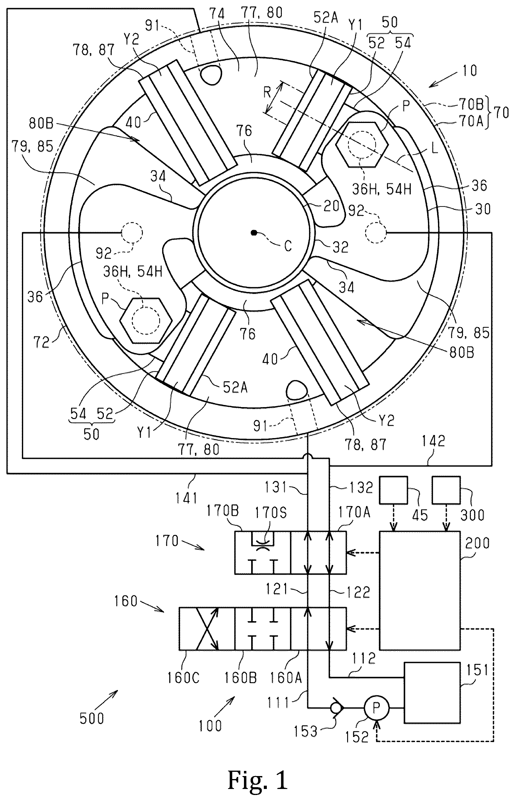 Patent US12612932 Figure 1 – Rotary actuator