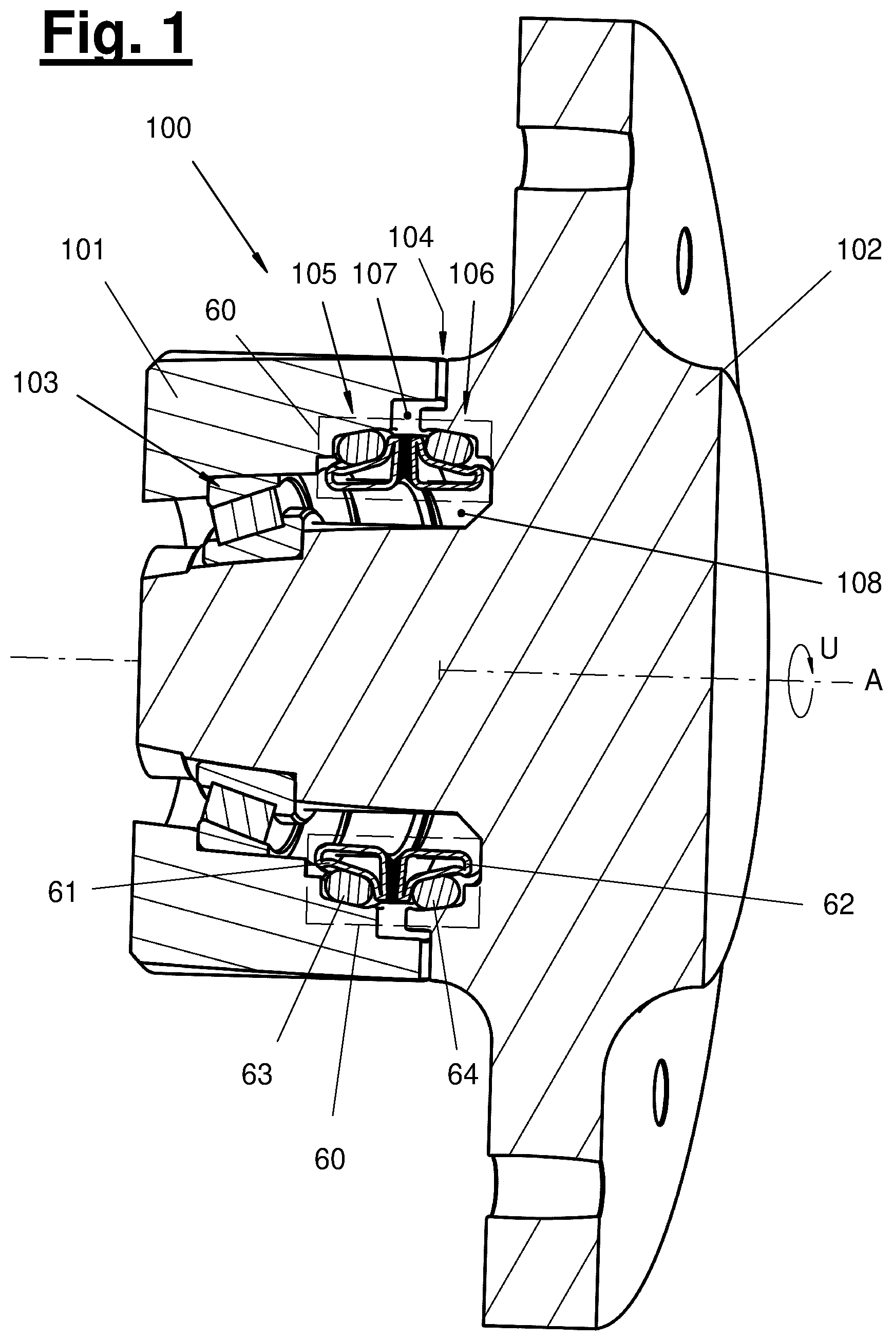 Patent US12612970 — Hard sealing ring having an anti-friction surface, anti-friction sealing device, and production method — Figure 1