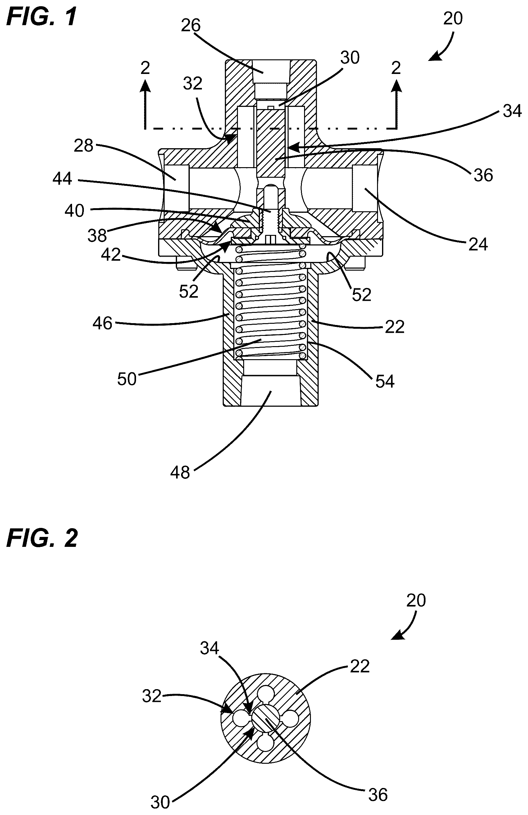 Patent US12612978 — Differential pressure regulator — Figure 1