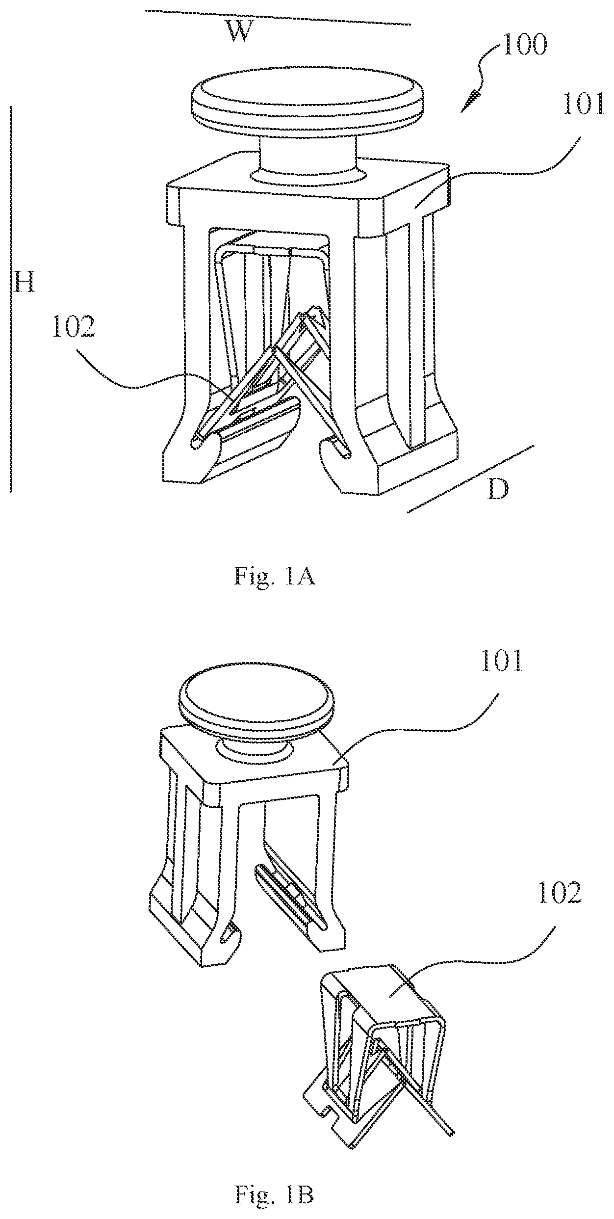 Patent US12612981 Figure 1 – Clamp assembly and pipe fixing device assembly