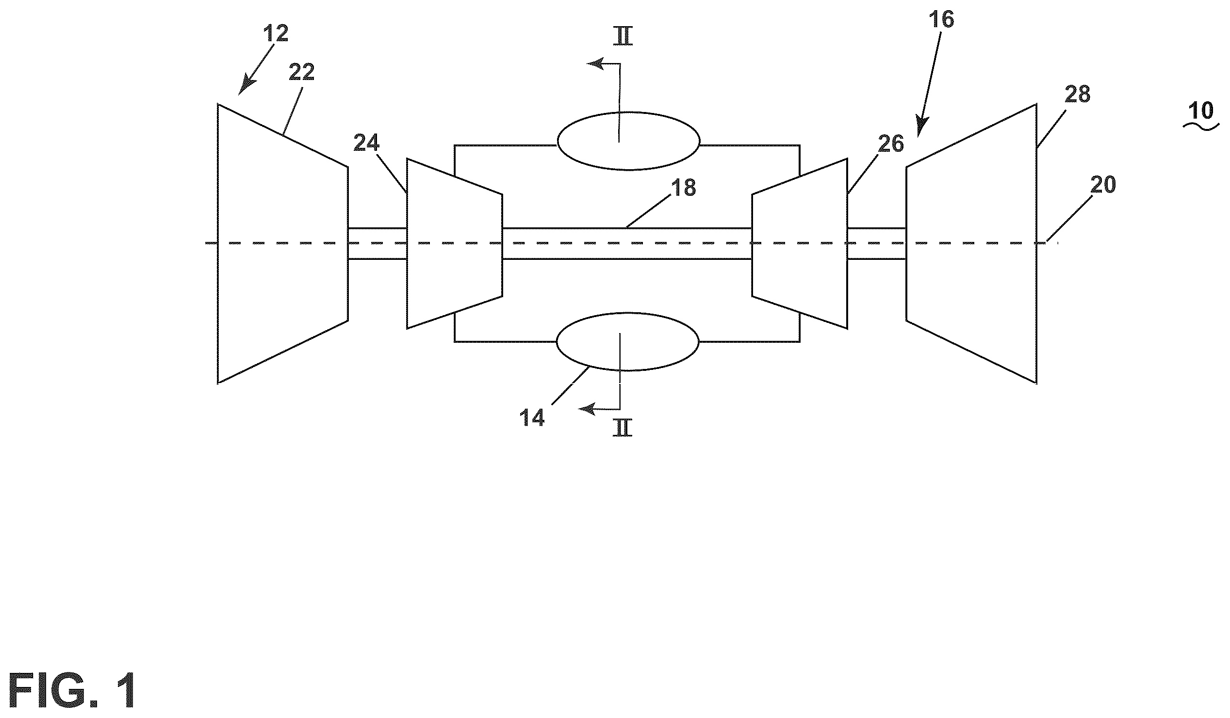 Patent US12613035 — Combustion section for a turbine engine — Figure 1