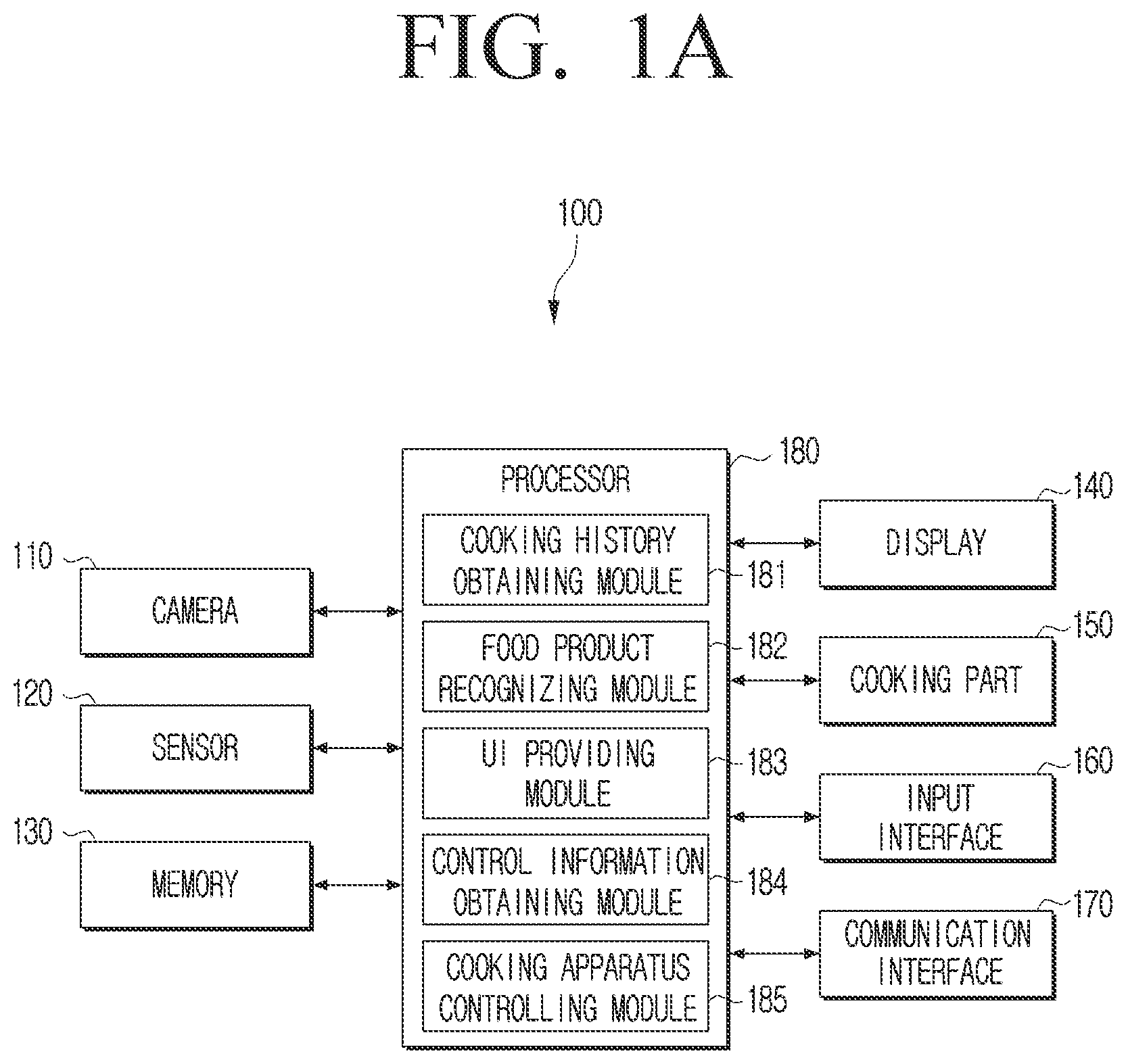 Patent US12613038 — Cooking apparatus and controlling method thereof — Figure 1