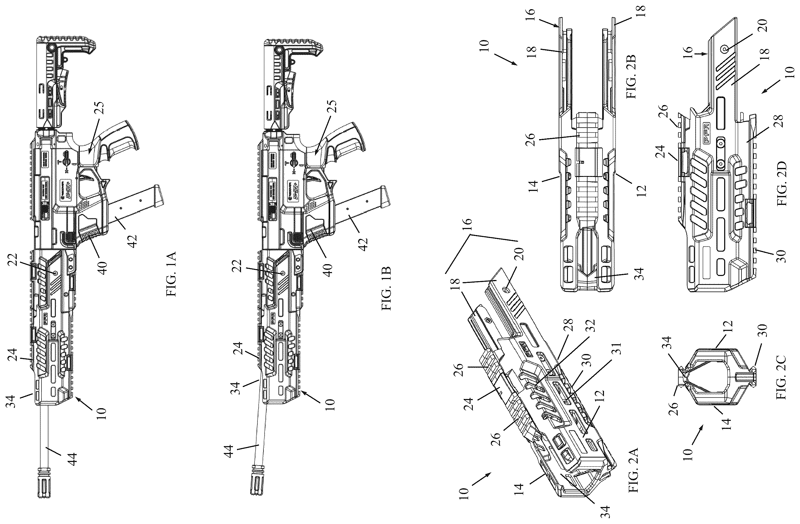 Patent US12613077 — Barrel shroud for tilting barrel — Figure 1