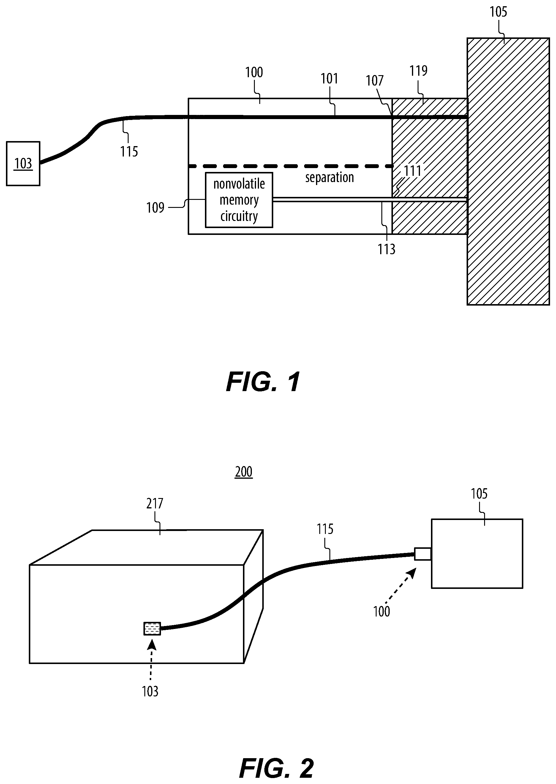 Patent US12613114 Figure 1 – Sensor systems and dongles therefor
