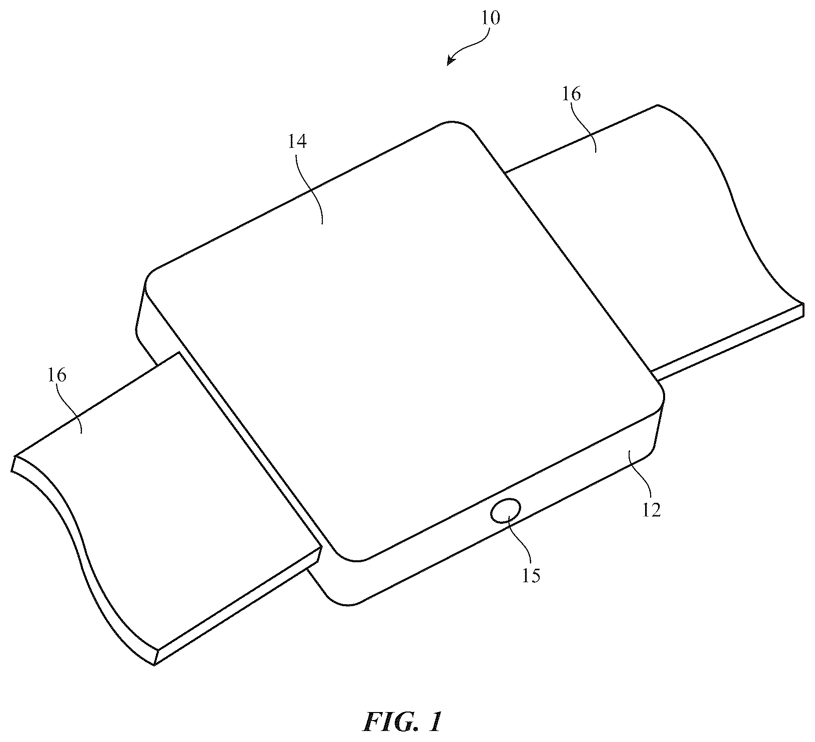 Patent US12613116 — Electronic devices with multi-function environmental sensors — Figure 1