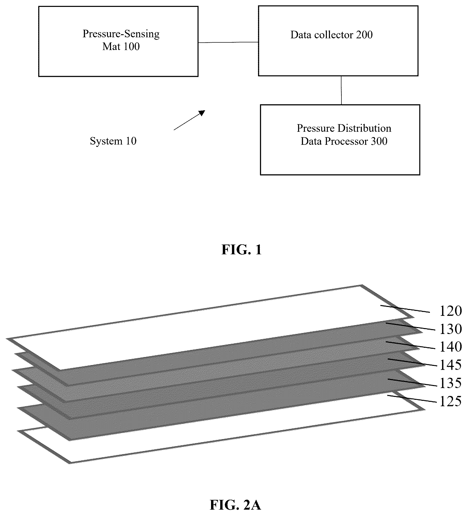 Patent US12613151 — High sensitivity, wide range and any size printed pressure distribution monitoring ultrathin flexible mat system — Figure 1