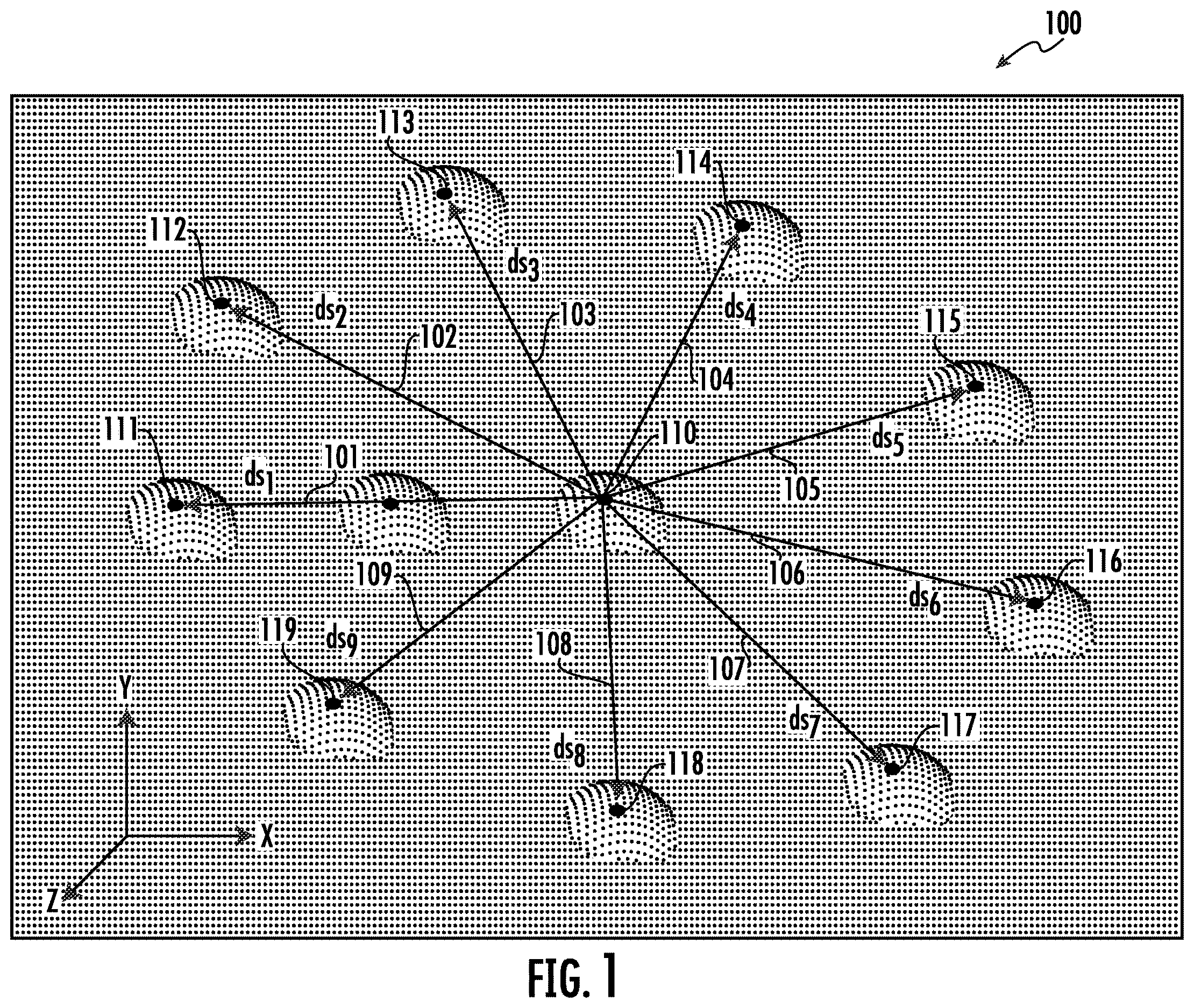 Patent US12613152 — Methods, systems, and computer readable media for utilizing digital replication to measure structural deformation — Figure 1