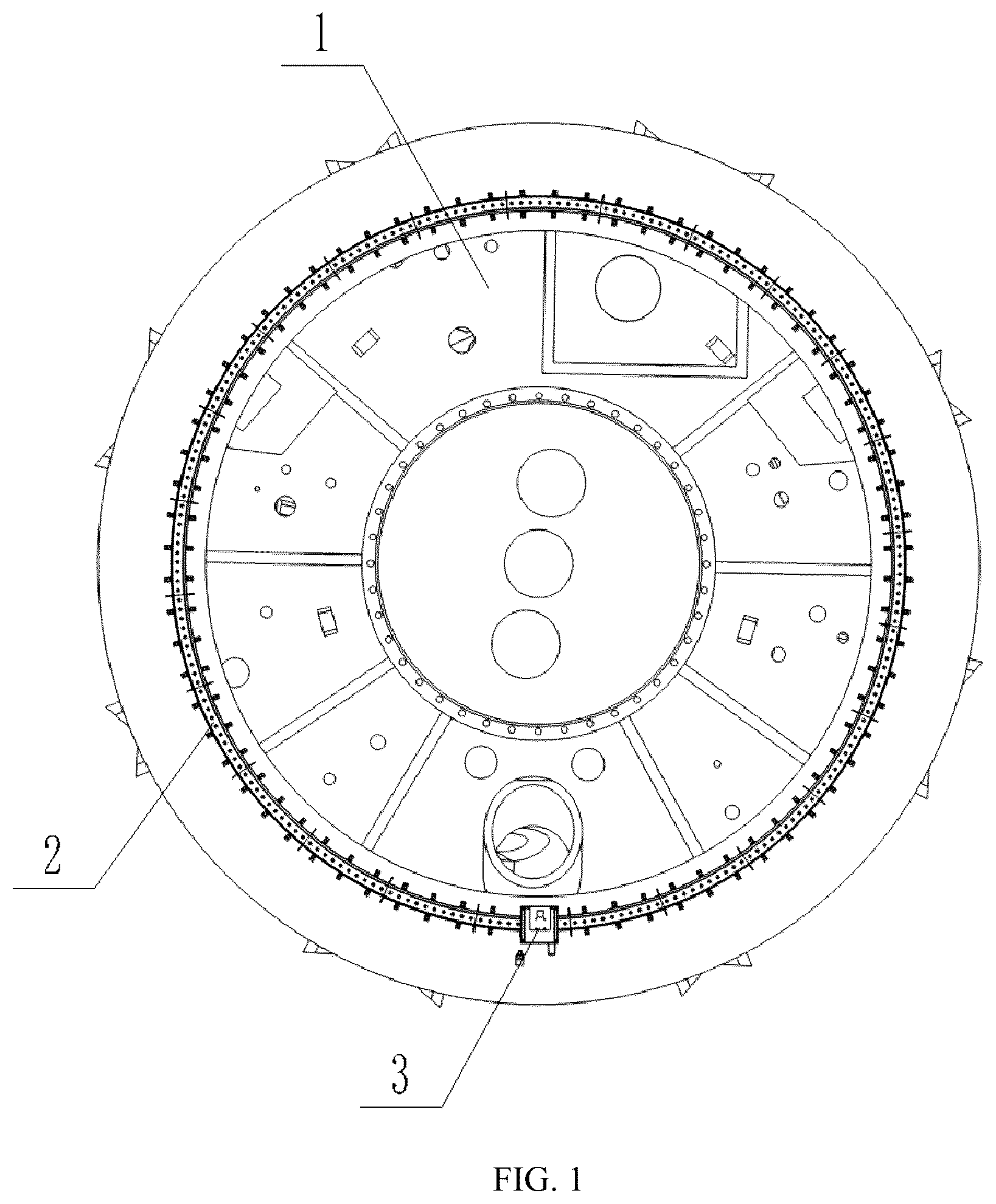 Patent US12613199 — Movable visual inspection device for shield machines — Figure 1