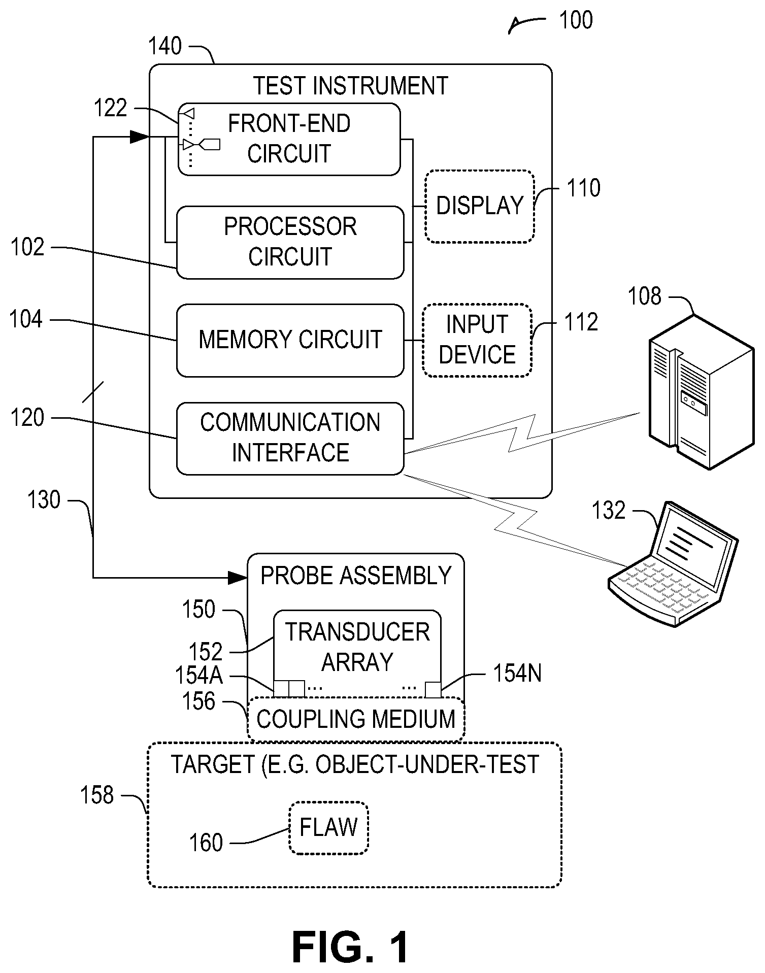Patent US12613223 — Drift tracking for acoustic scan — Figure 1