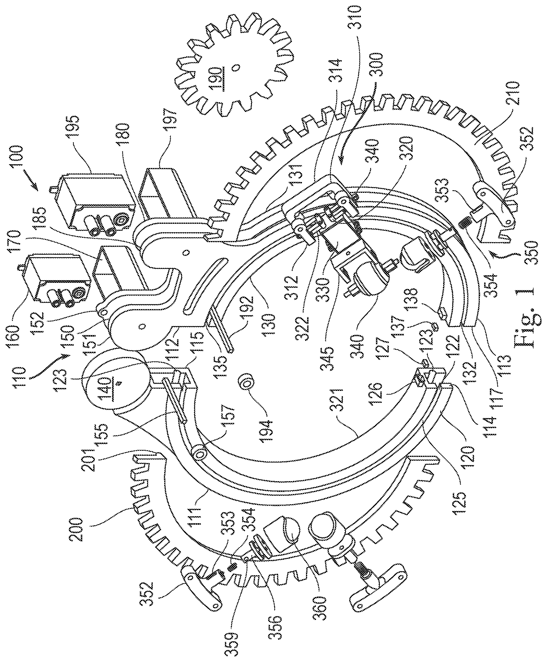 Patent US12613225 — Motorized cuffing mechanism for ultrasound inspection — Figure 1