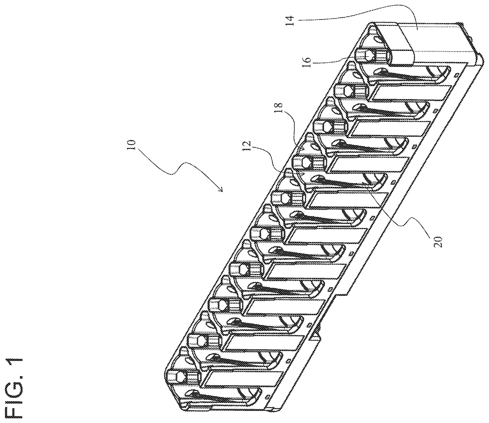 Patent US12613252 — Tube conveyance rack — Figure 1