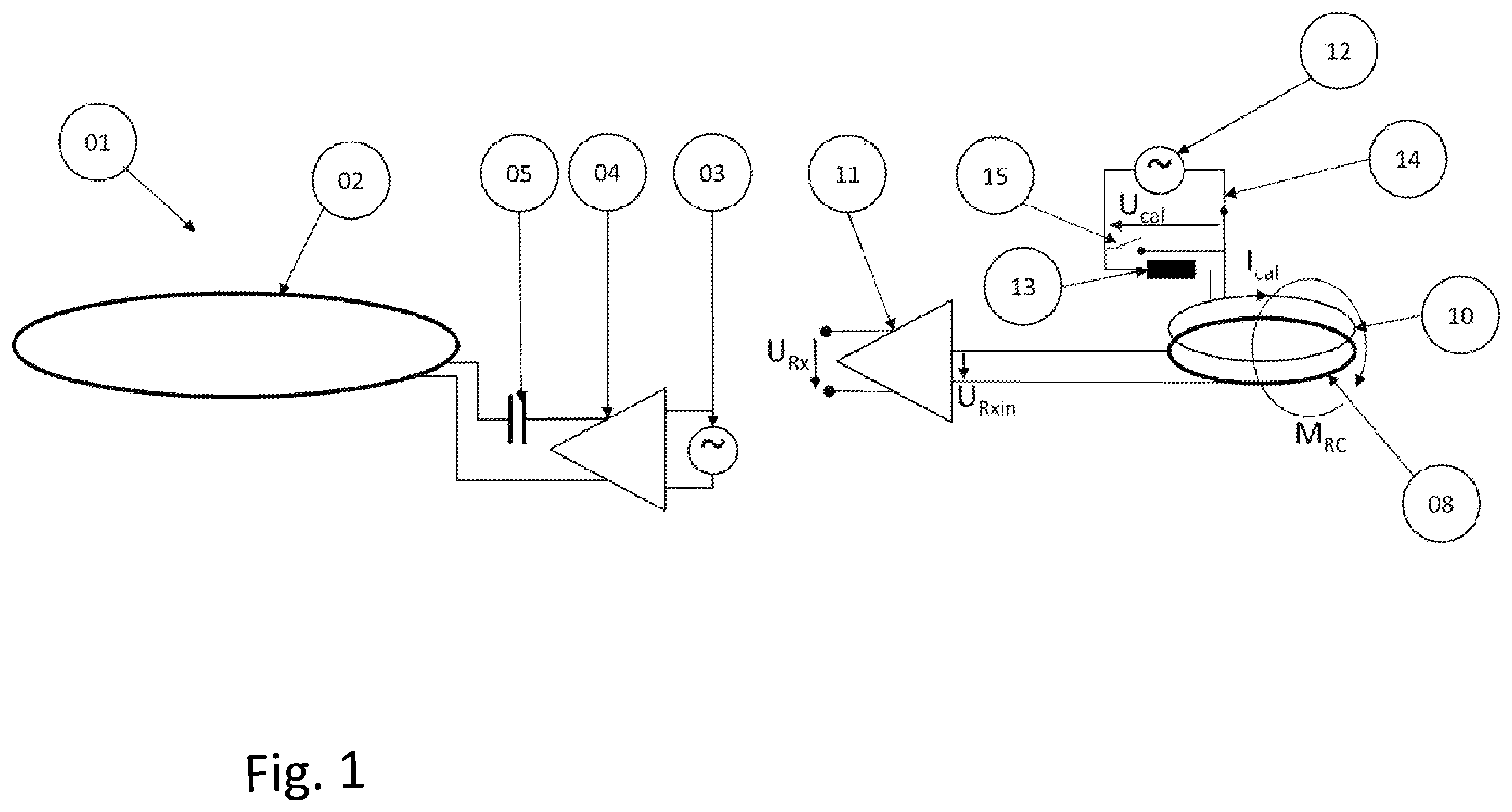 Patent US12613294 — Calibration method for an electromagnetic induction method, measuring arrangement for carrying out and applying the method — Figure 1